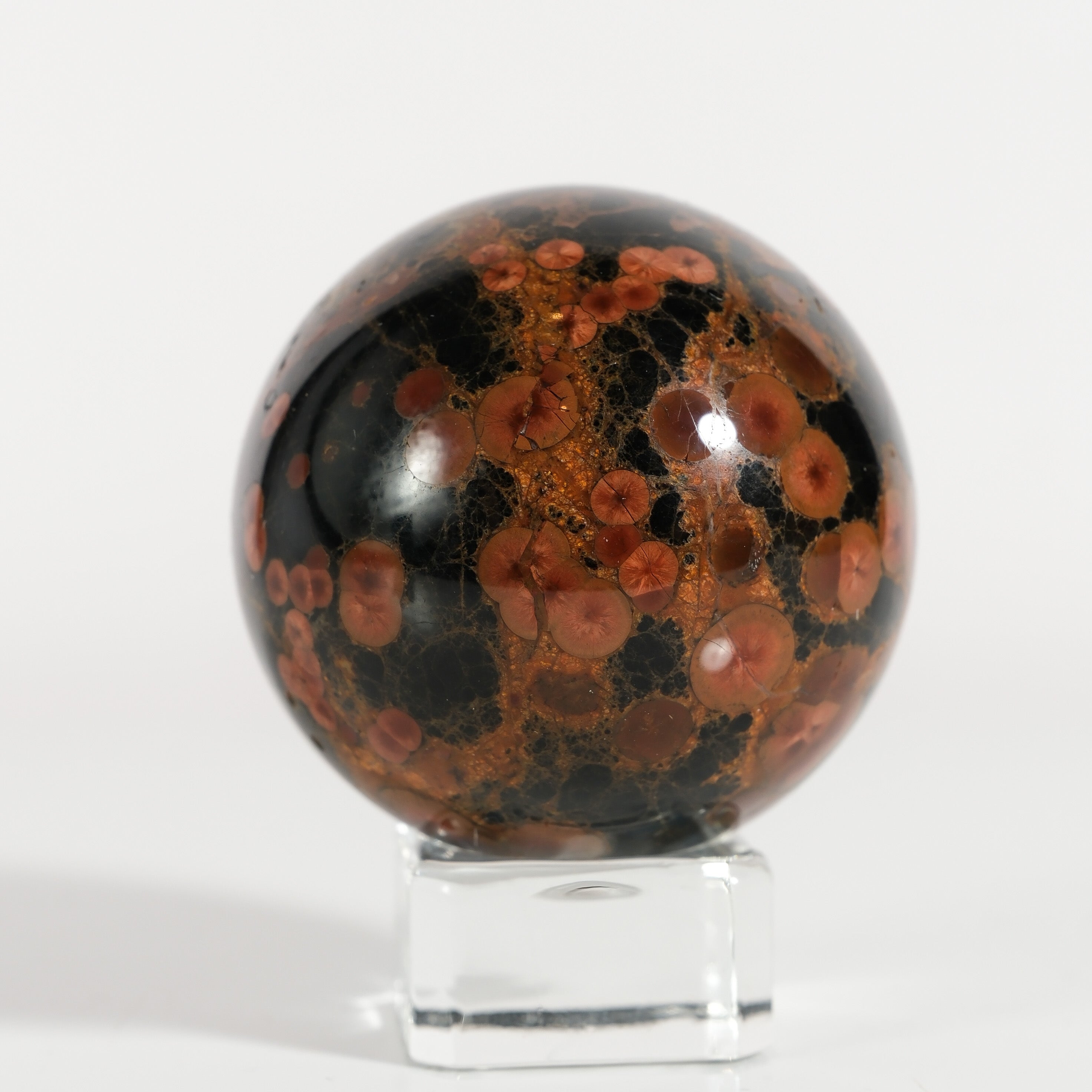 Peanut Obsidian Sphere