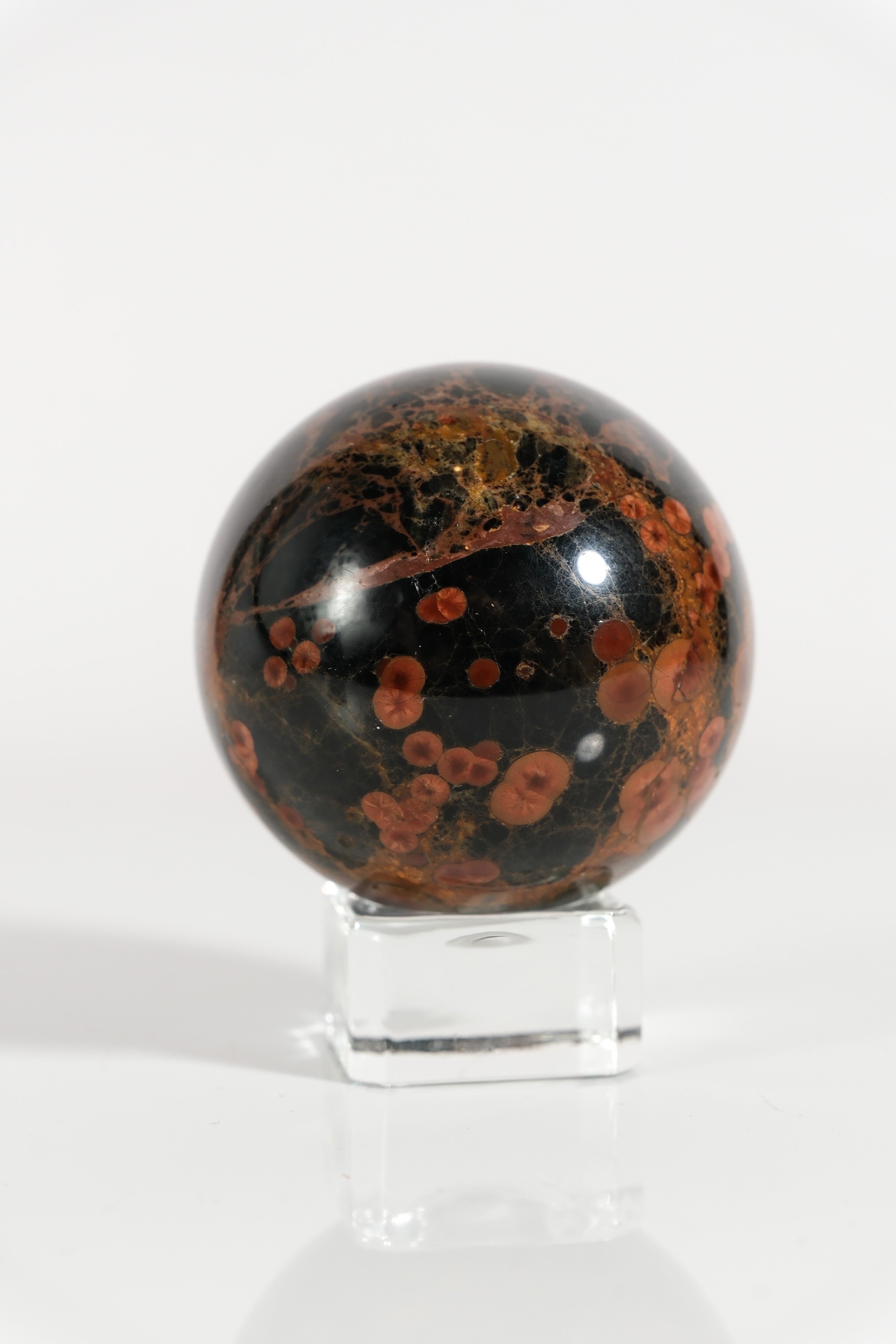 Peanut Obsidian Sphere