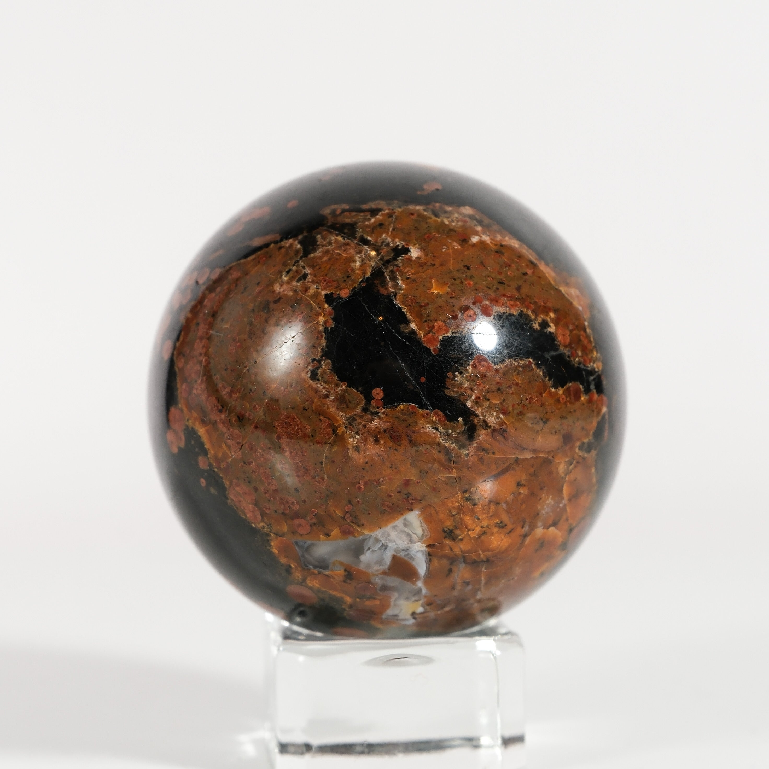 Peanut Obsidian Sphere