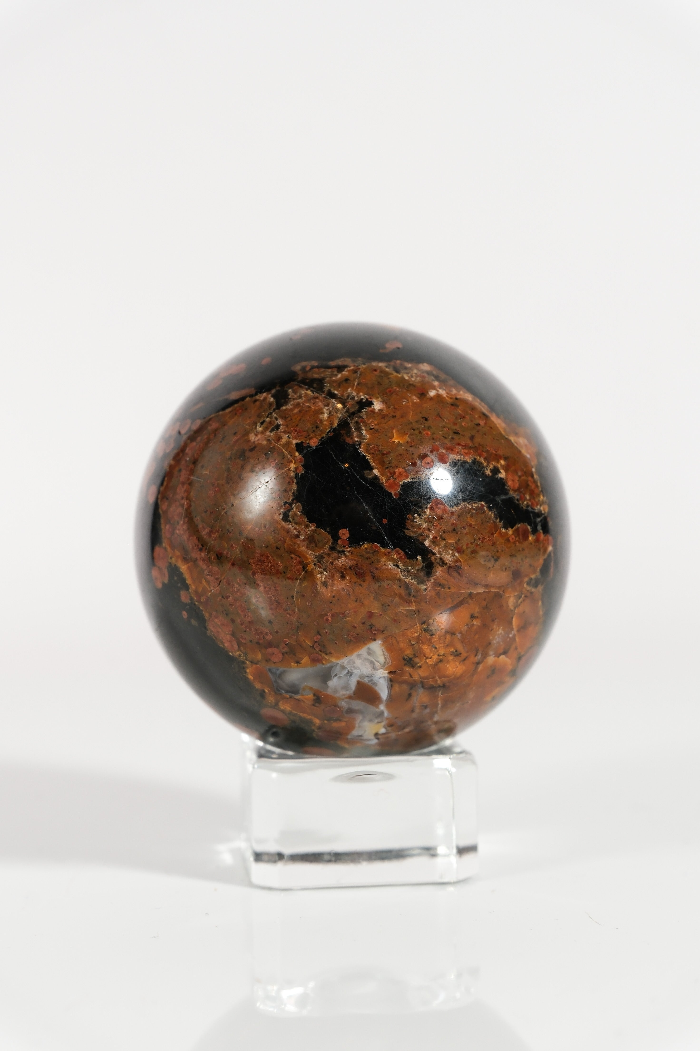 Peanut Obsidian Sphere