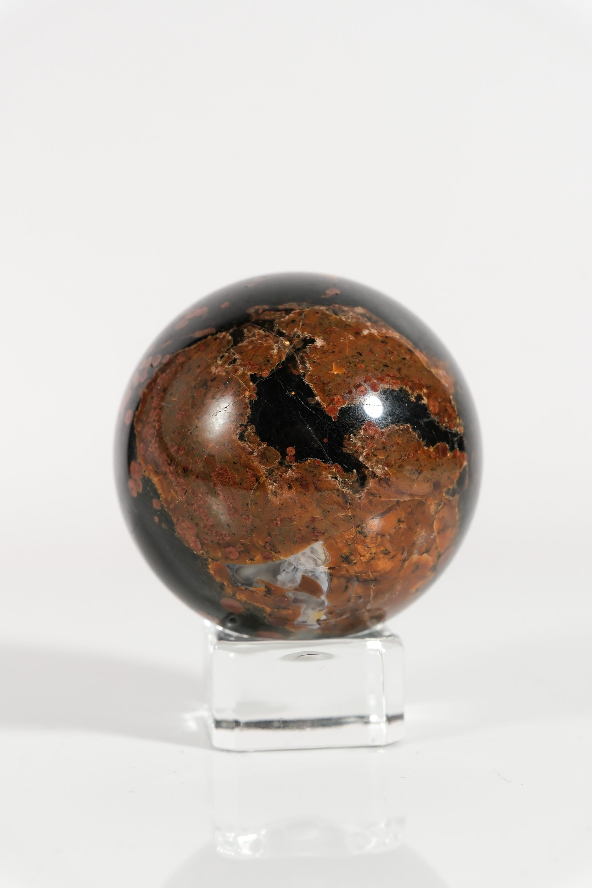 Peanut Obsidian Sphere