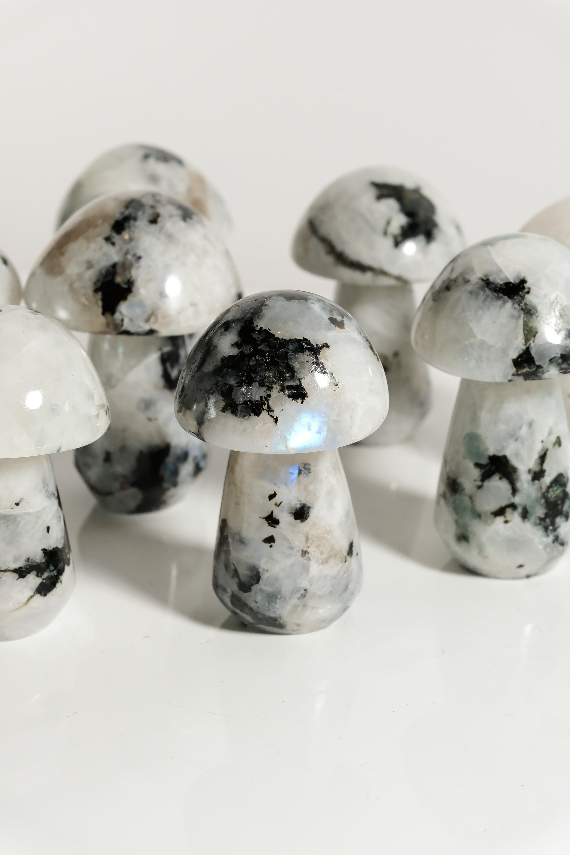 Rainbow Moonstone Mushroom