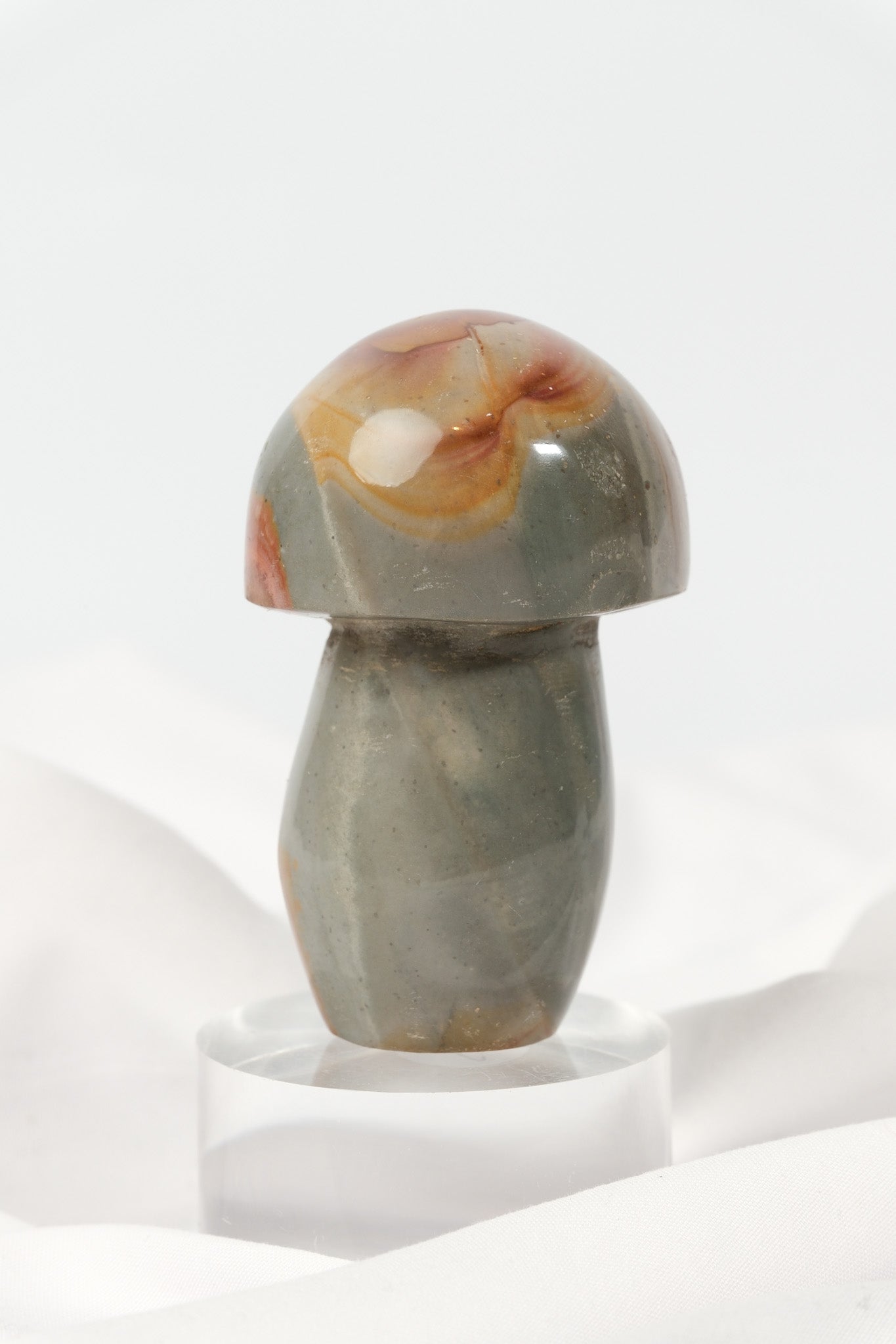 Polychrome Jasper Mushroom