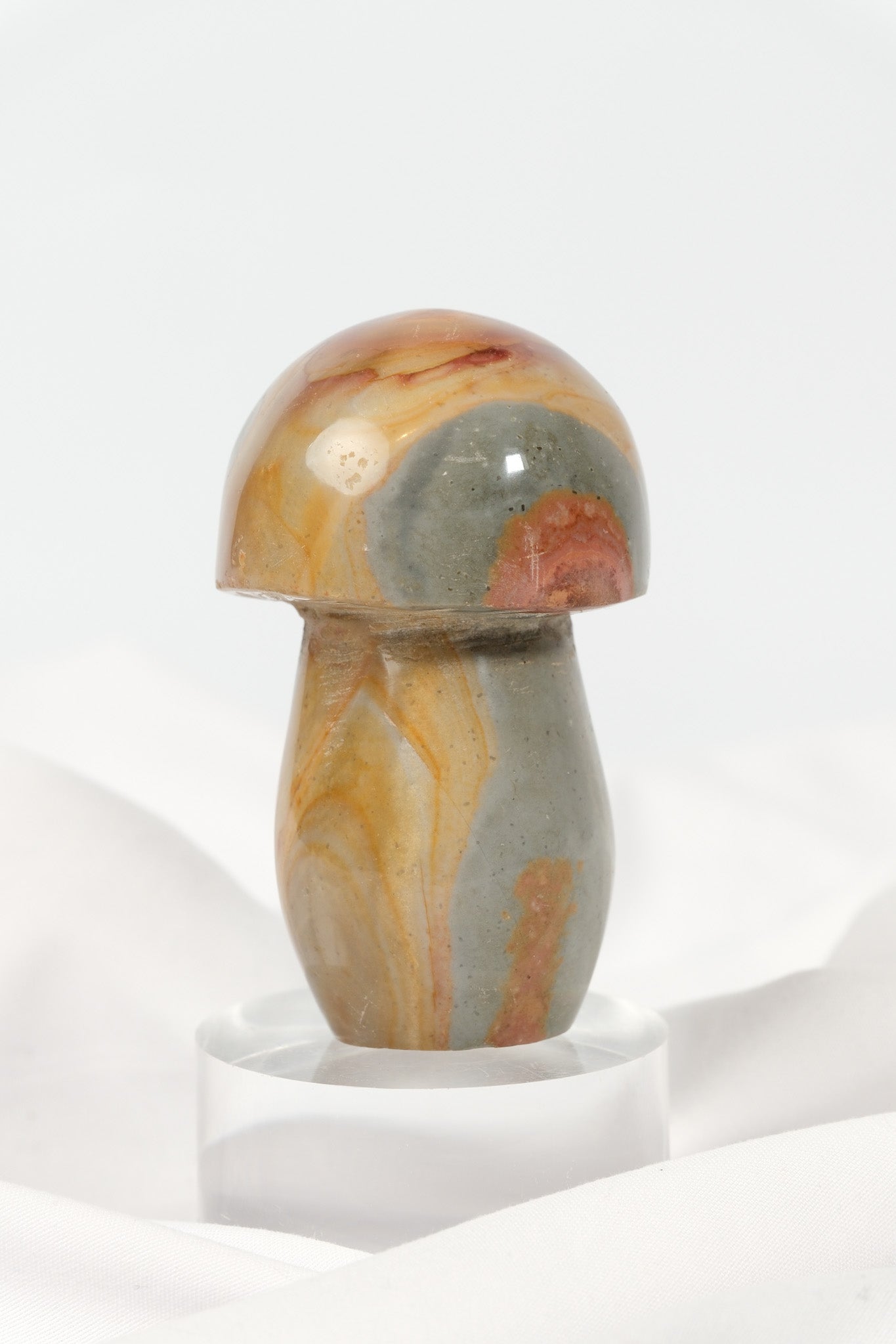 Polychrome Jasper Mushroom