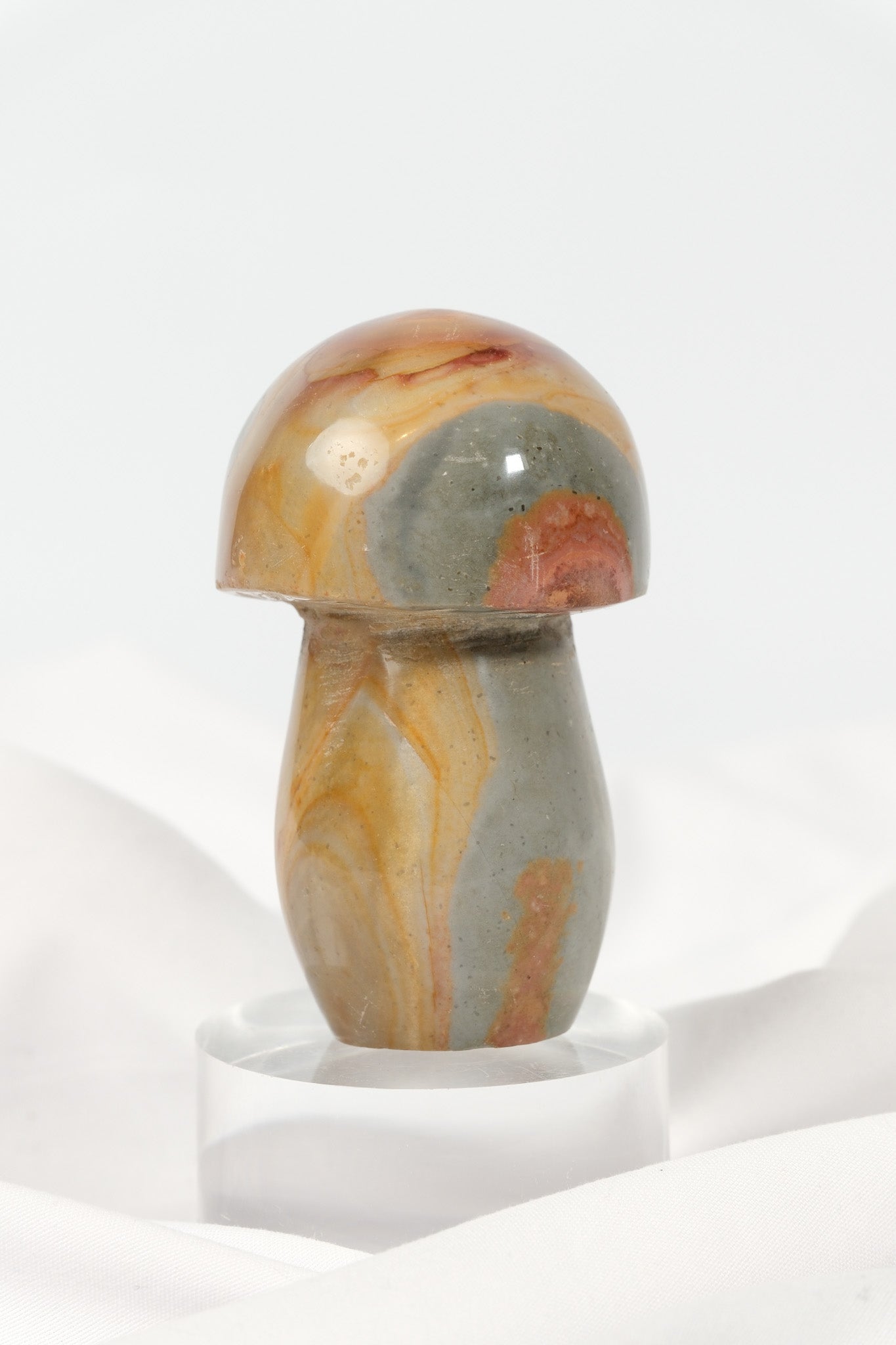 Polychrome Jasper Mushroom