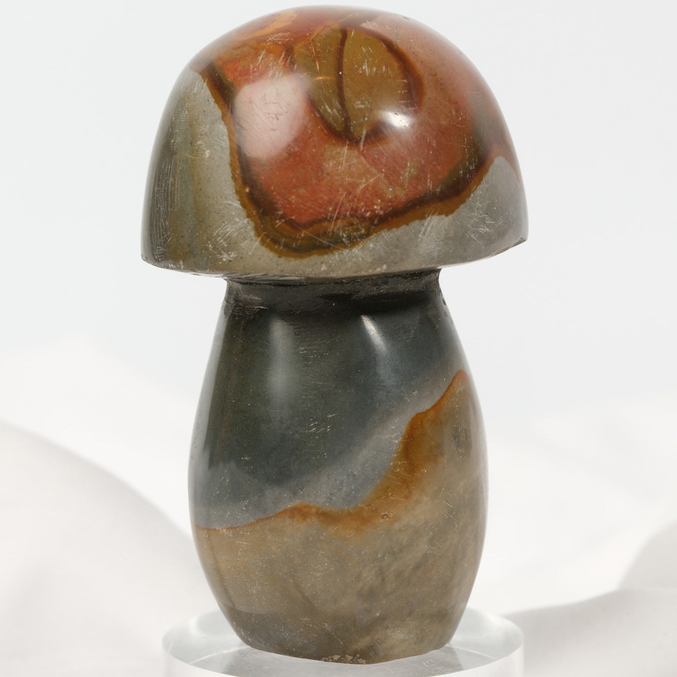 Polychrome Jasper Mushroom