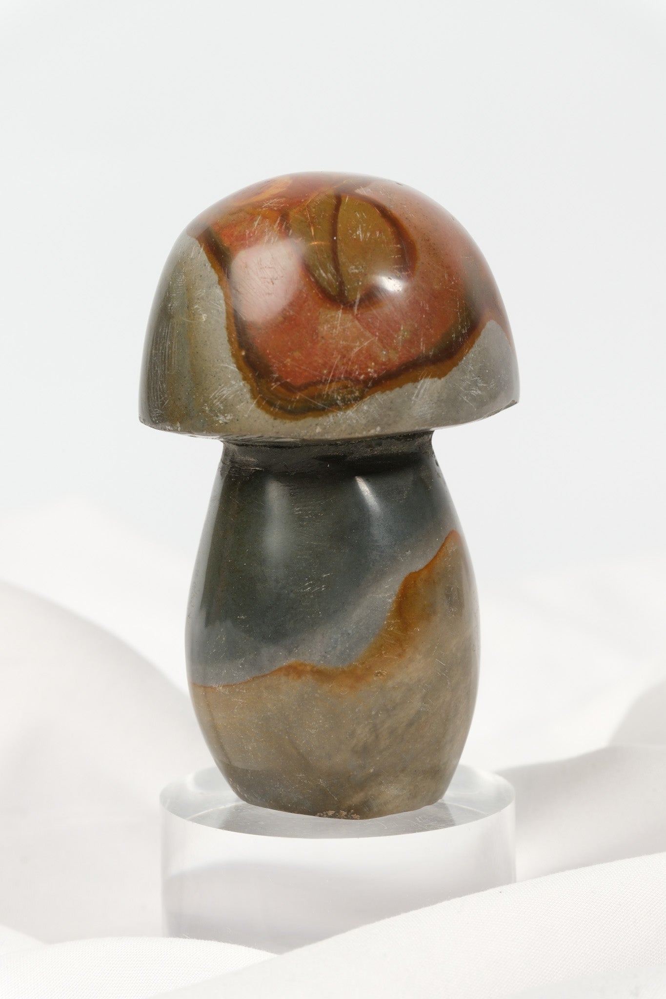 Polychrome Jasper Mushroom
