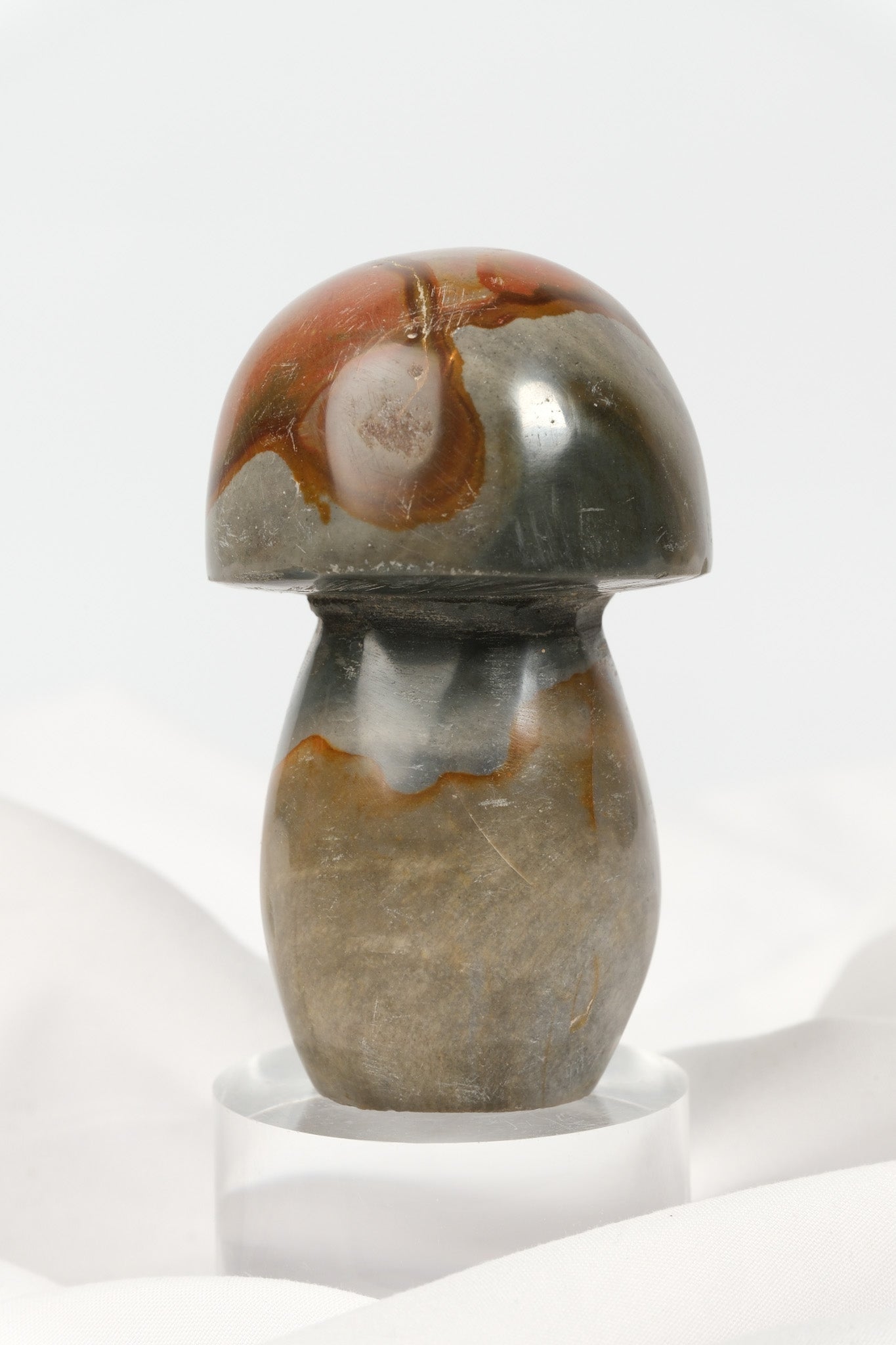 Polychrome Jasper Mushroom
