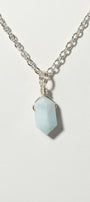 Larimar Mini Necklace Silver