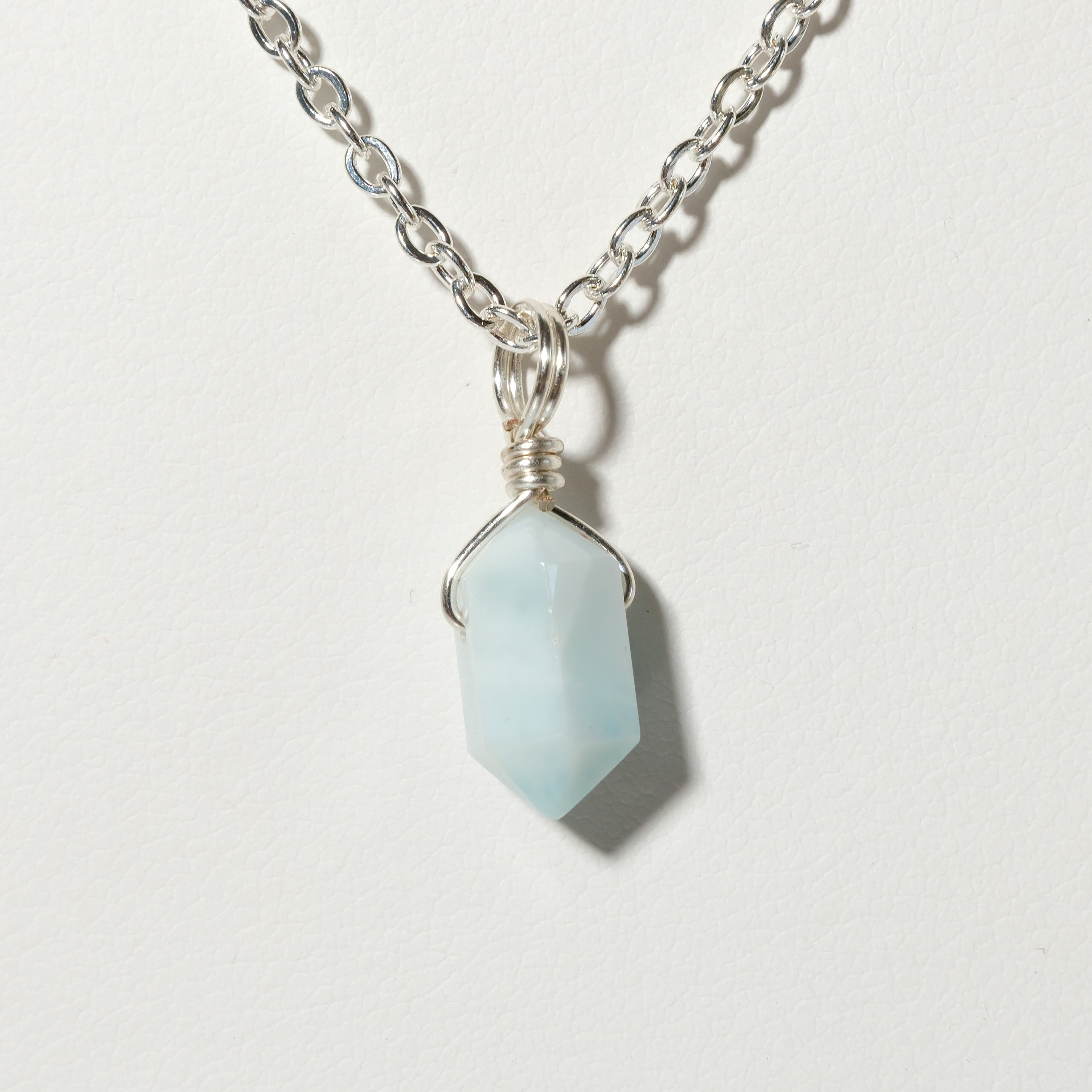 Larimar Mini Necklace Silver
