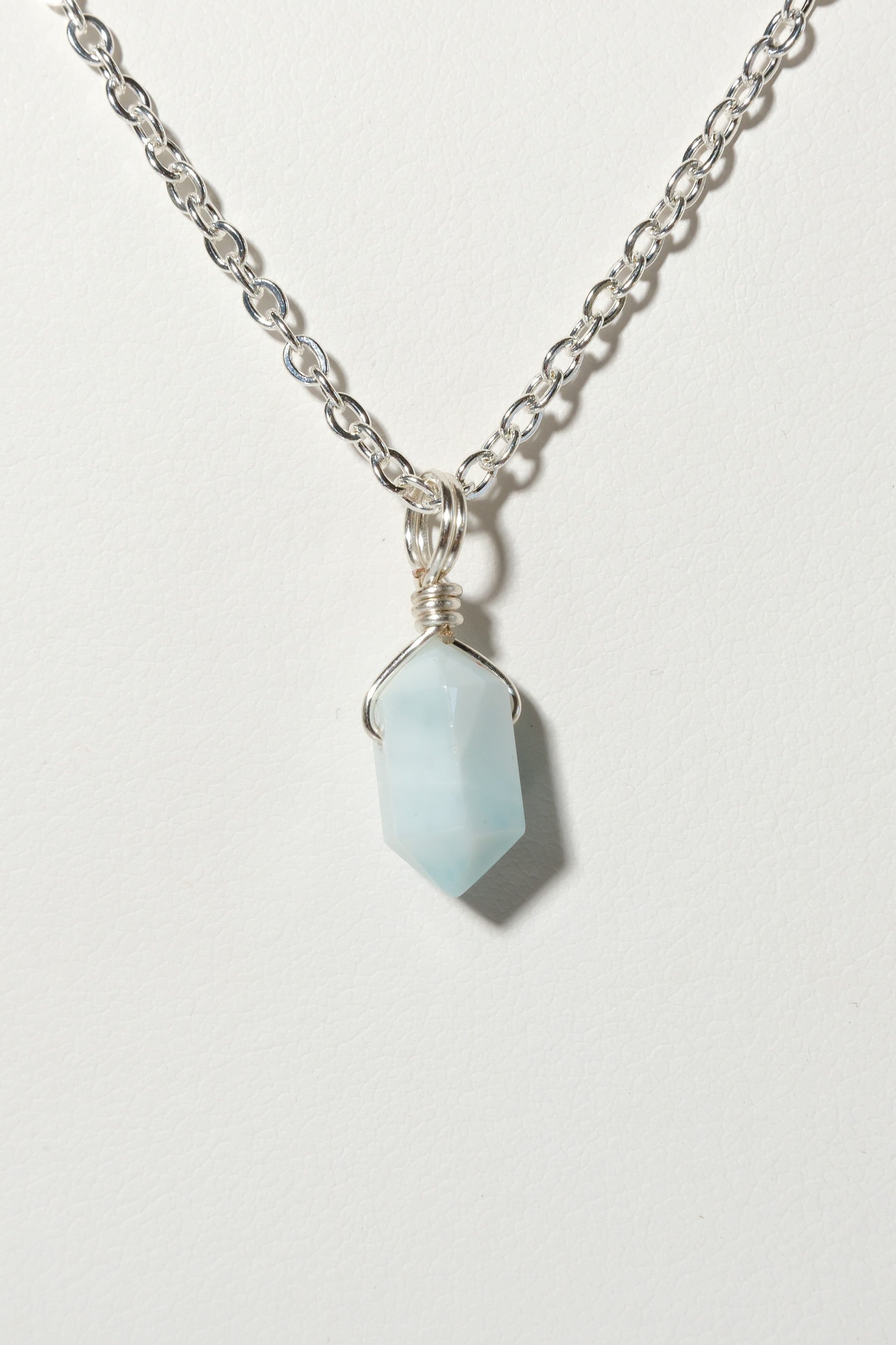 Larimar Mini Necklace Silver