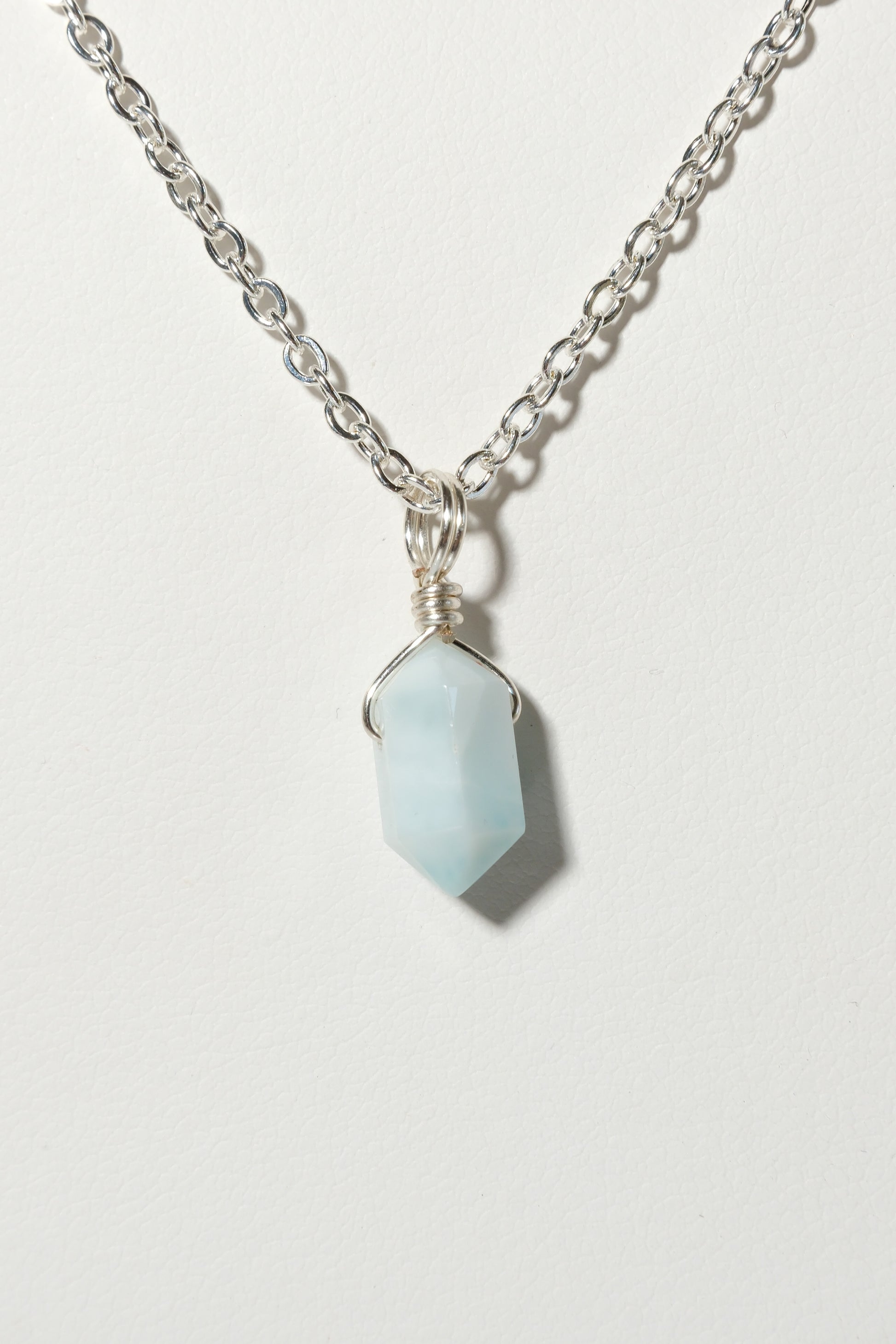 Larimar Mini Necklace Silver