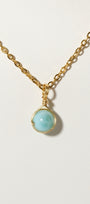 Larimar Prestige Necklace Gold
