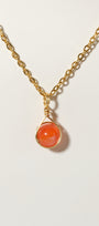 Carnelian Prestige Necklace Gold