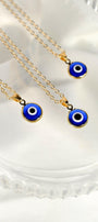 Evil Eye Necklace - Gold Healing Crystal.