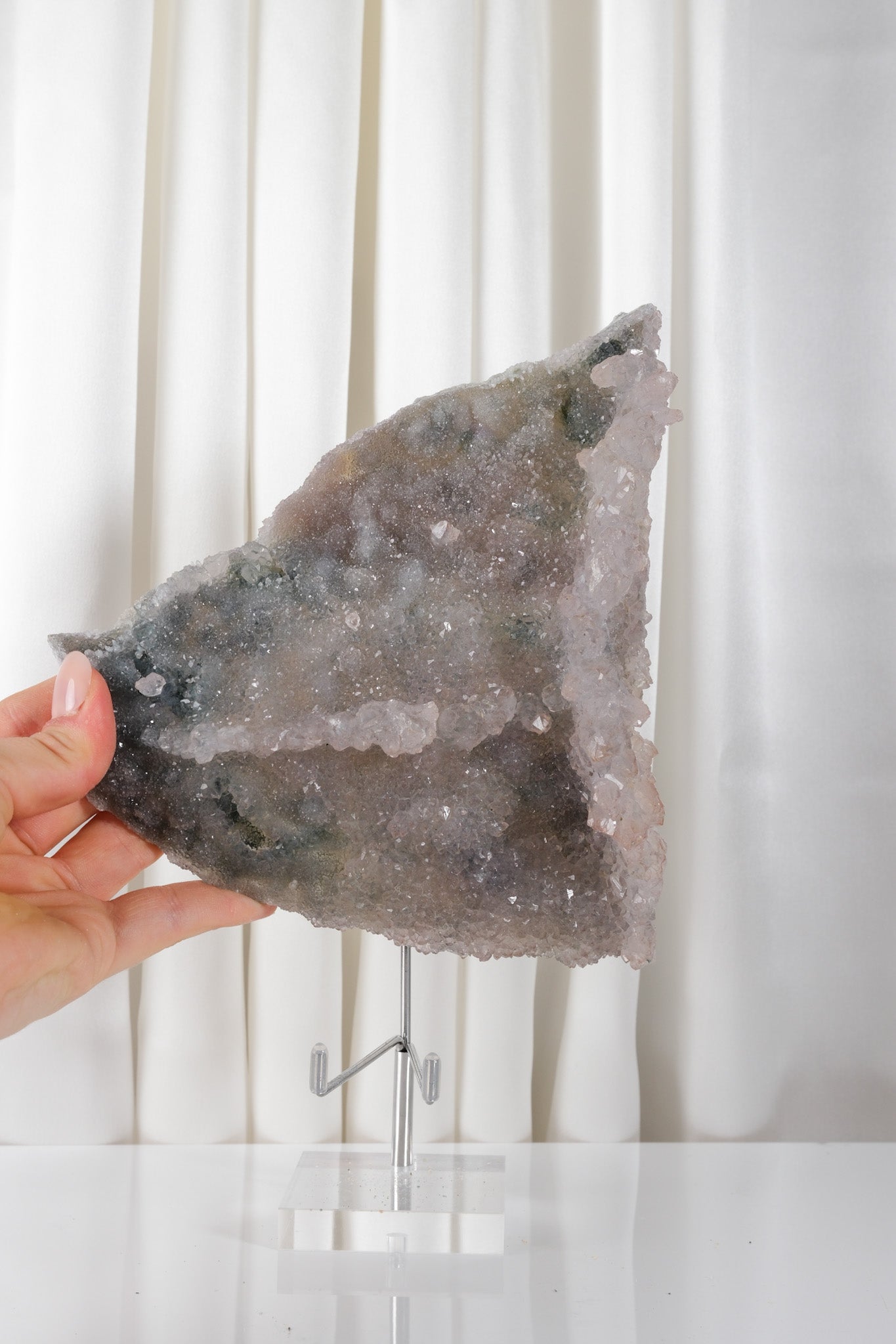 Flower Amethyst Zeolite Slab