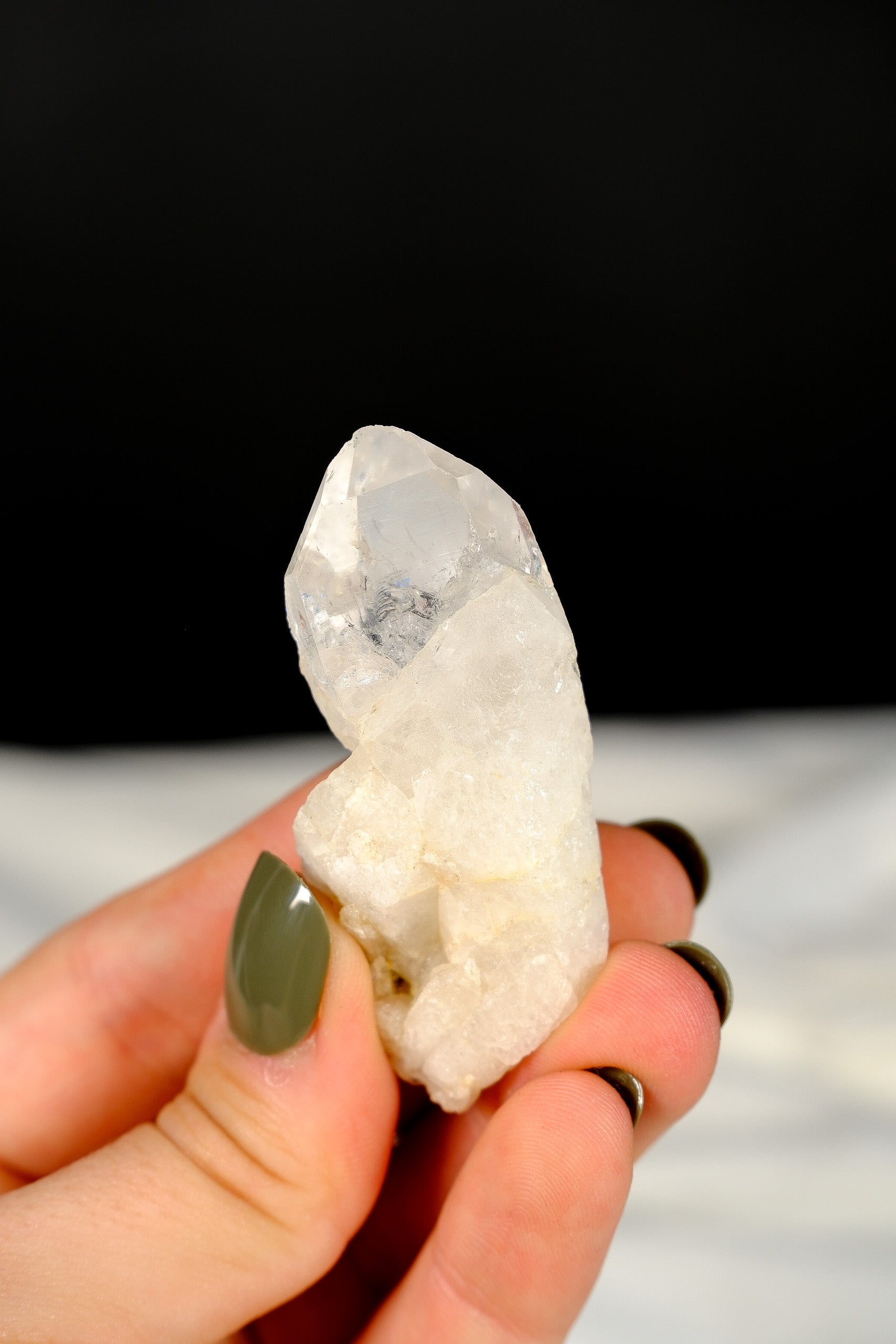 Clear Quartz Cluster Point