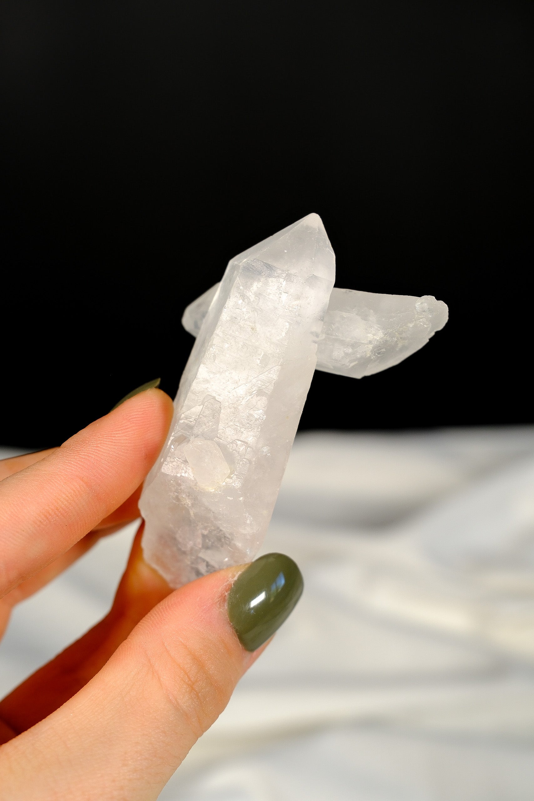 Clear Quartz Cluster Point