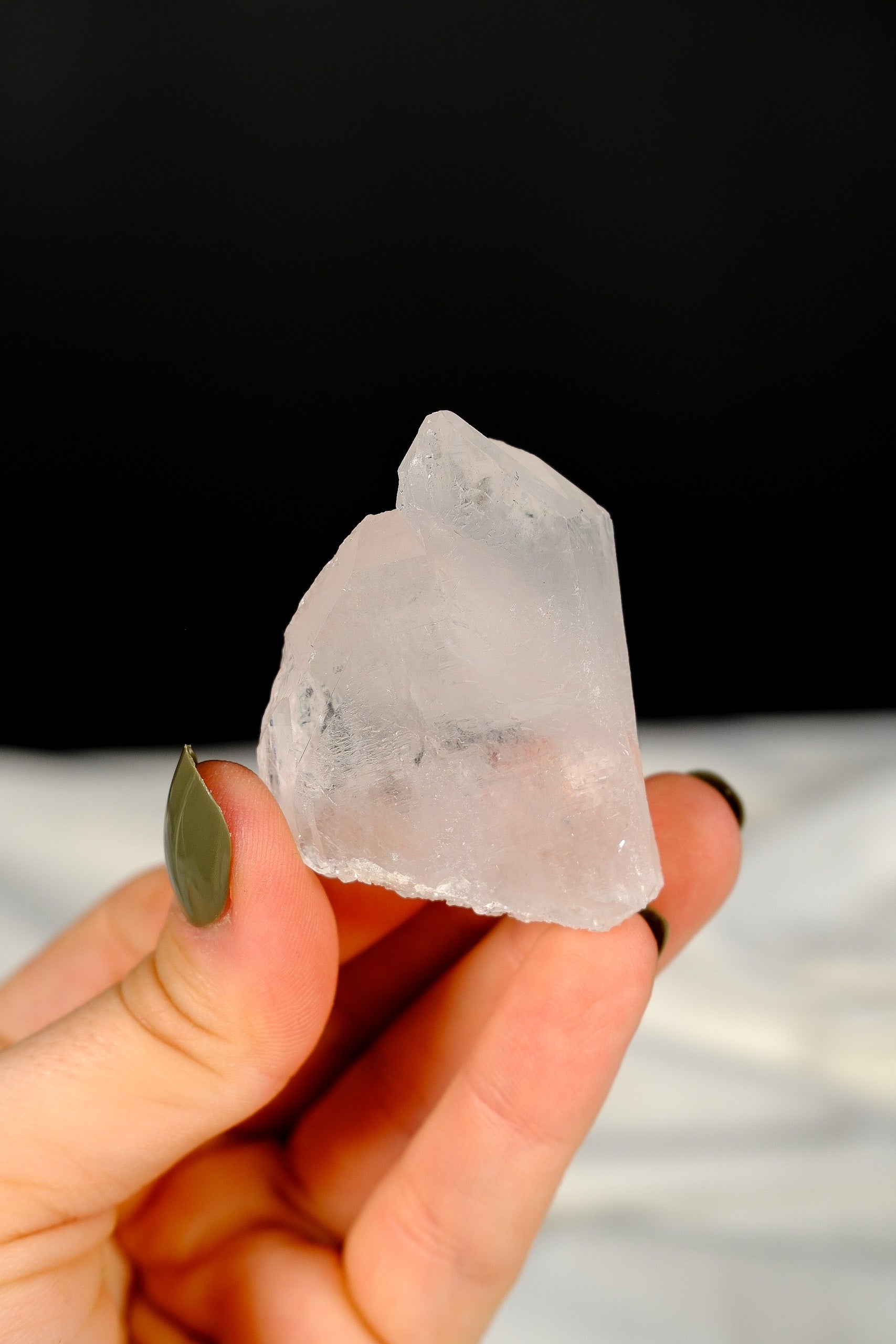 Clear Quartz Cluster Point