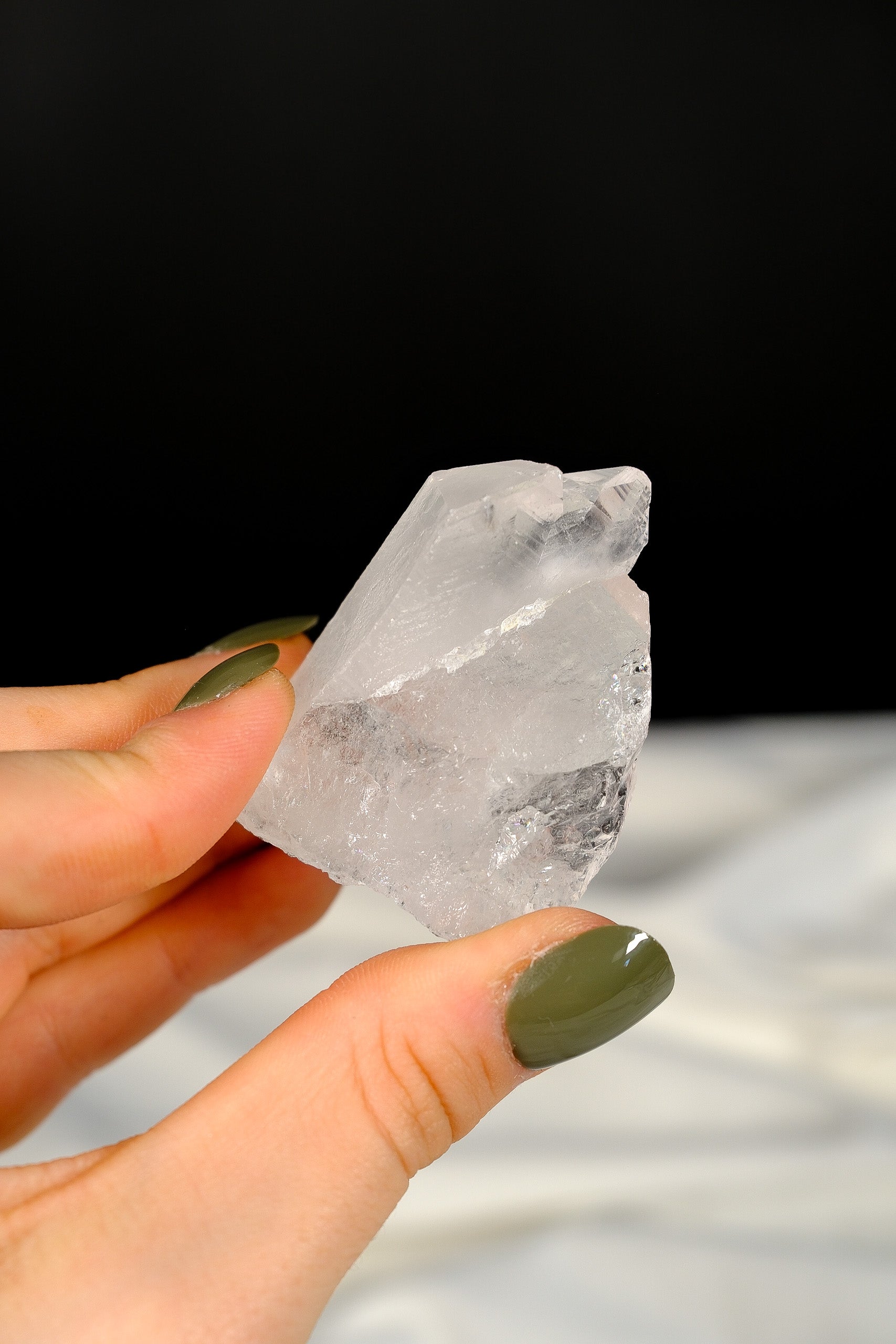 Clear Quartz Cluster Point