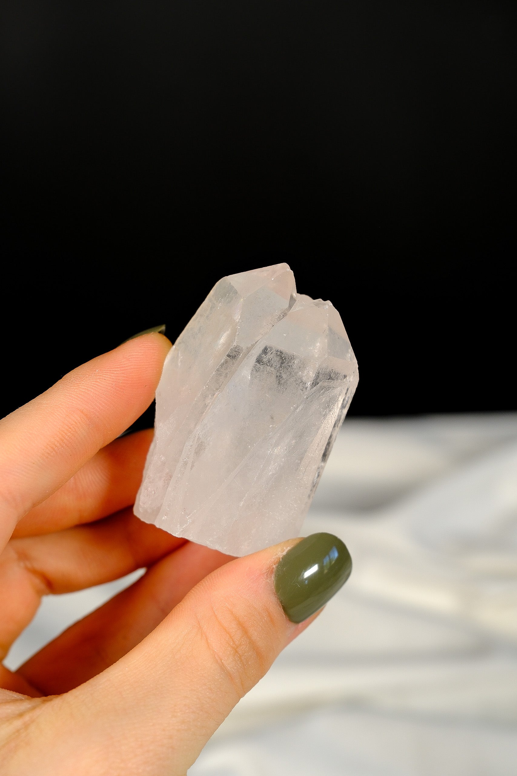 Clear Quartz Cluster Point