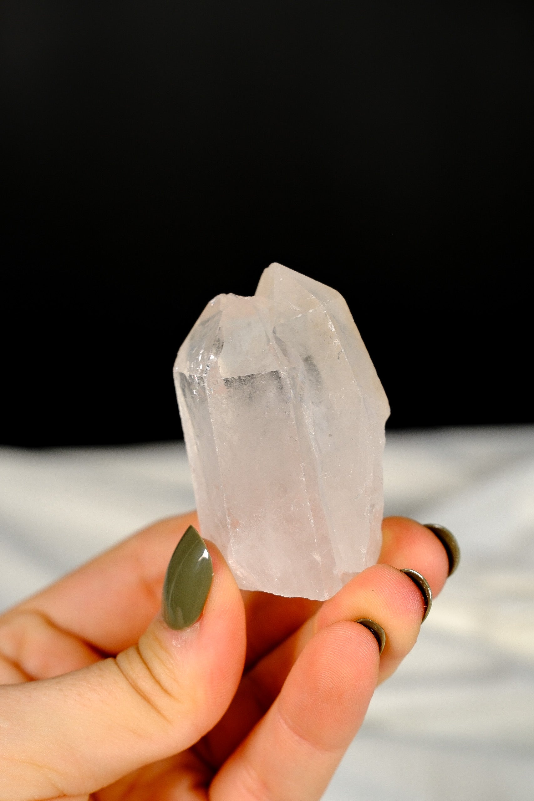 Clear Quartz Cluster Point