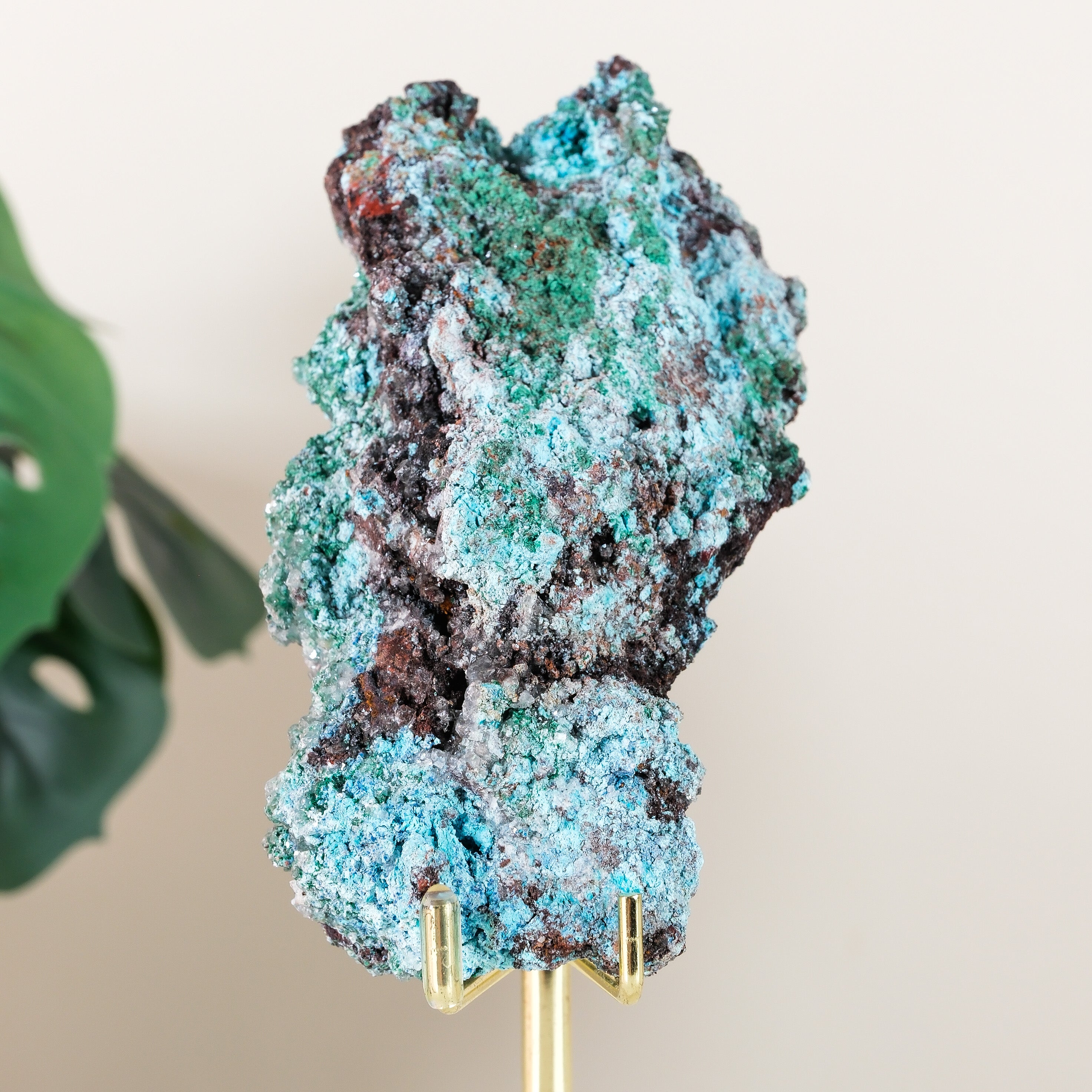 Malachite, Chrysocolla & Azurite Raw Specimen
