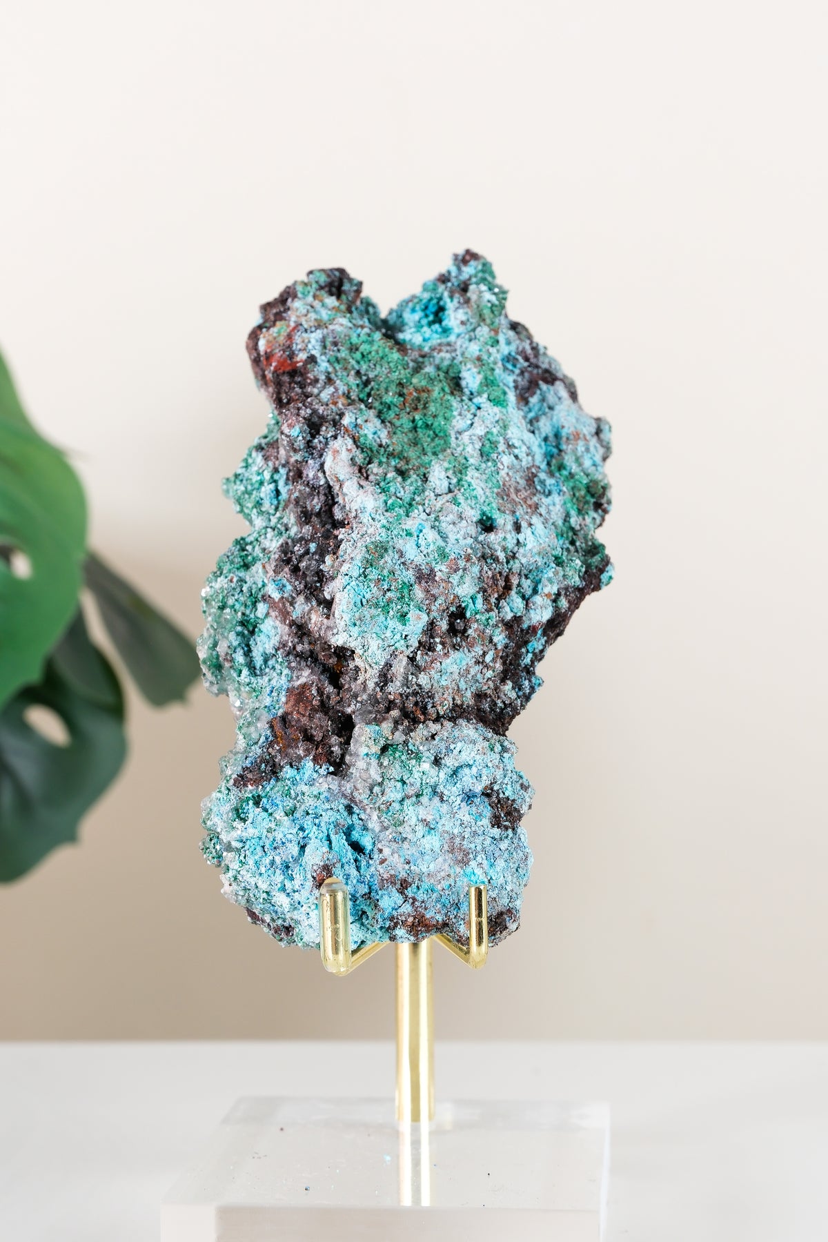 Malachite, Chrysocolla & Azurite Raw Specimen