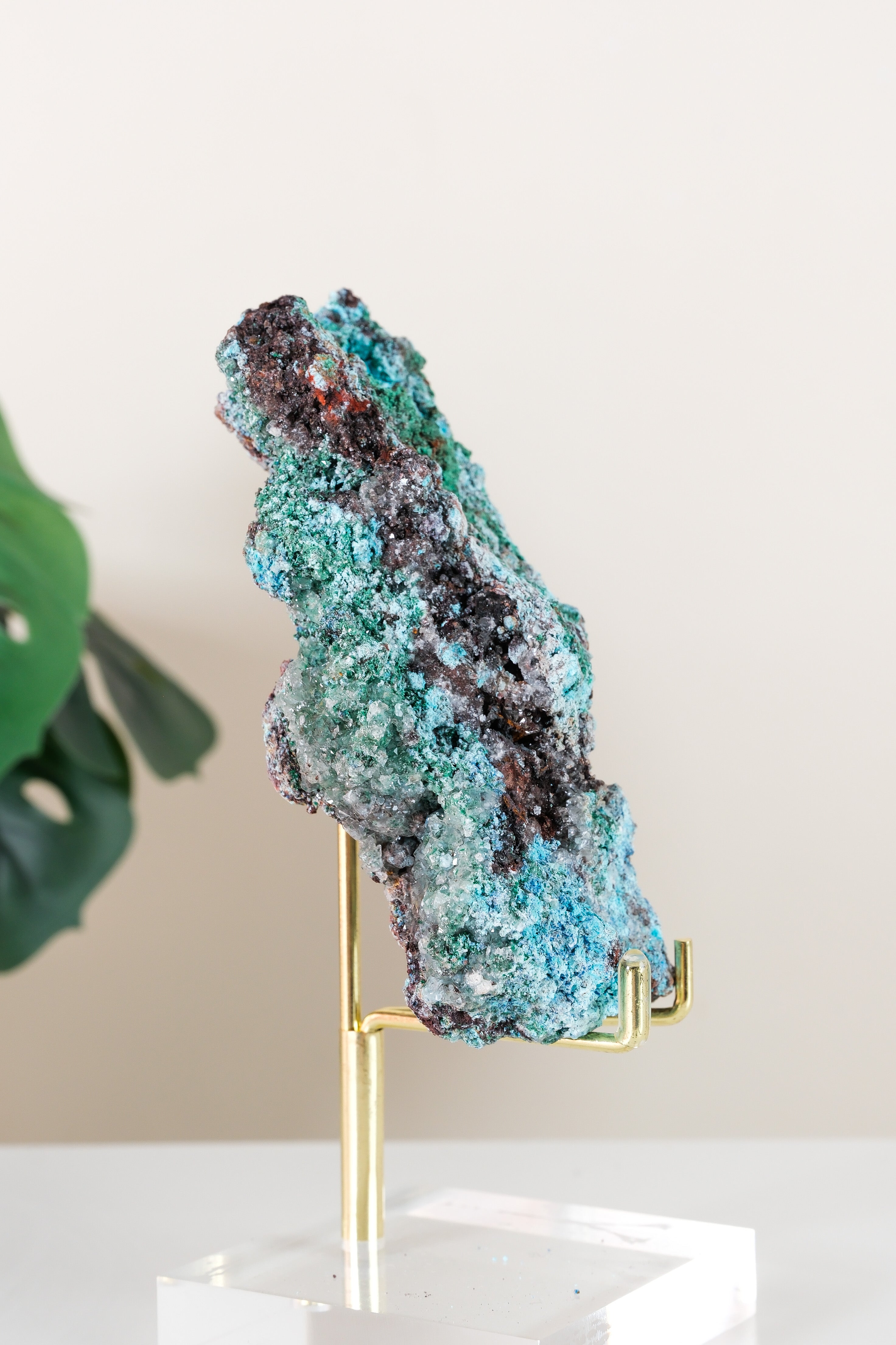 Malachite, Chrysocolla & Azurite Raw Specimen