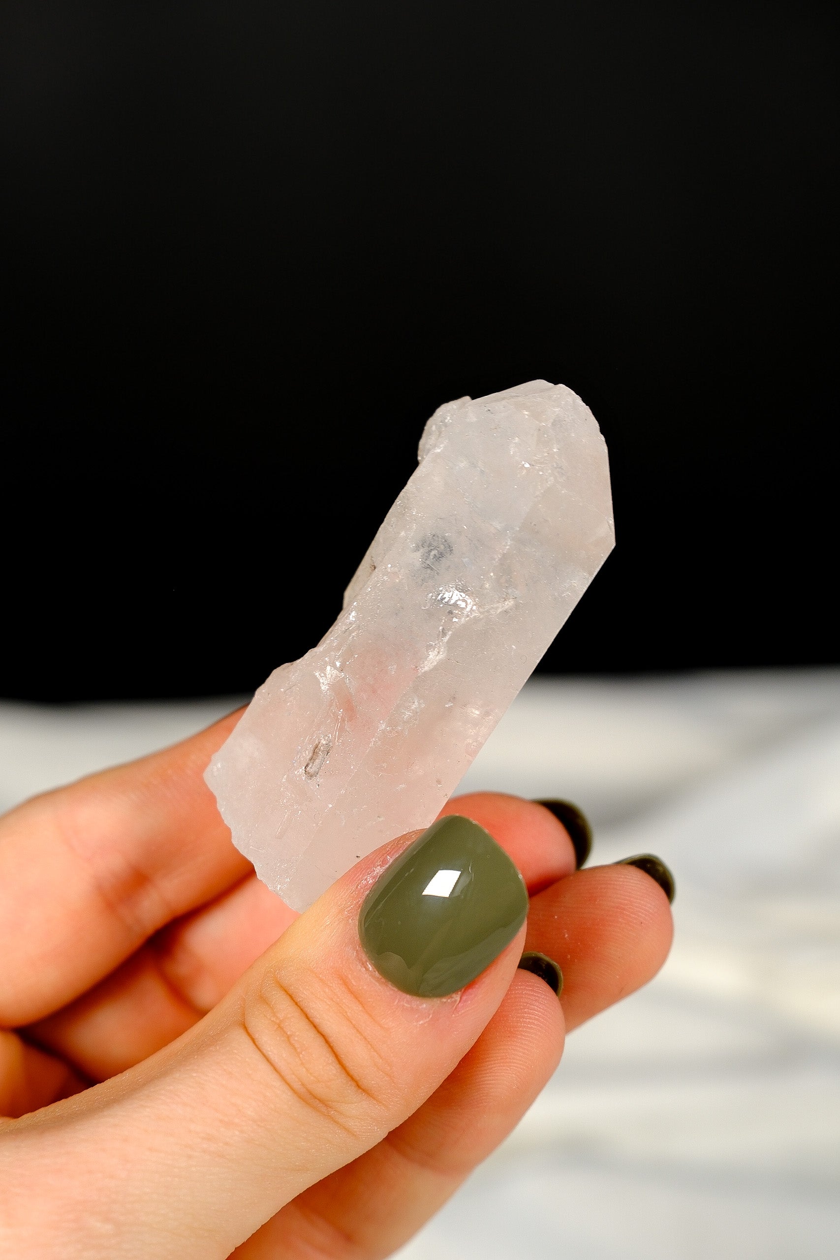 Clear Quartz Cluster Point