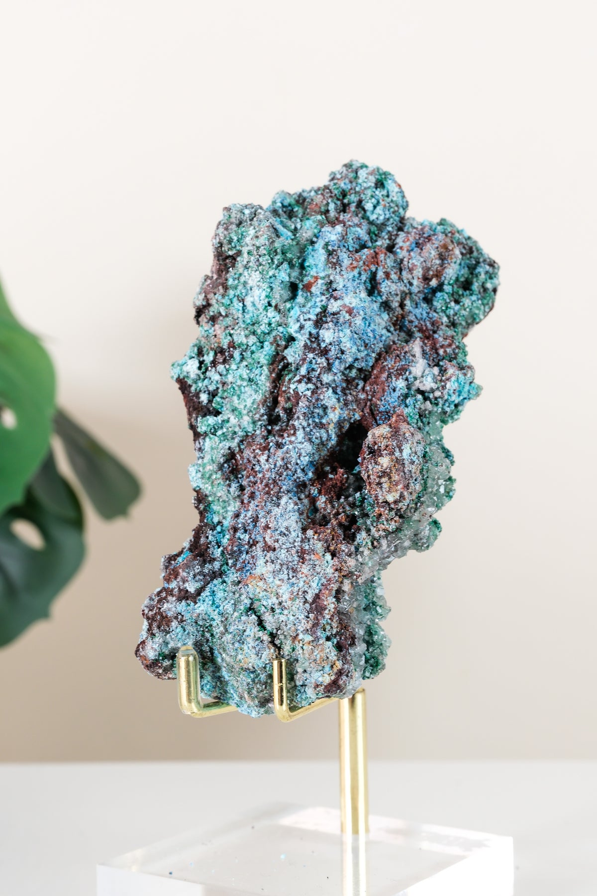 Malachite, Chrysocolla & Azurite Raw Specimen