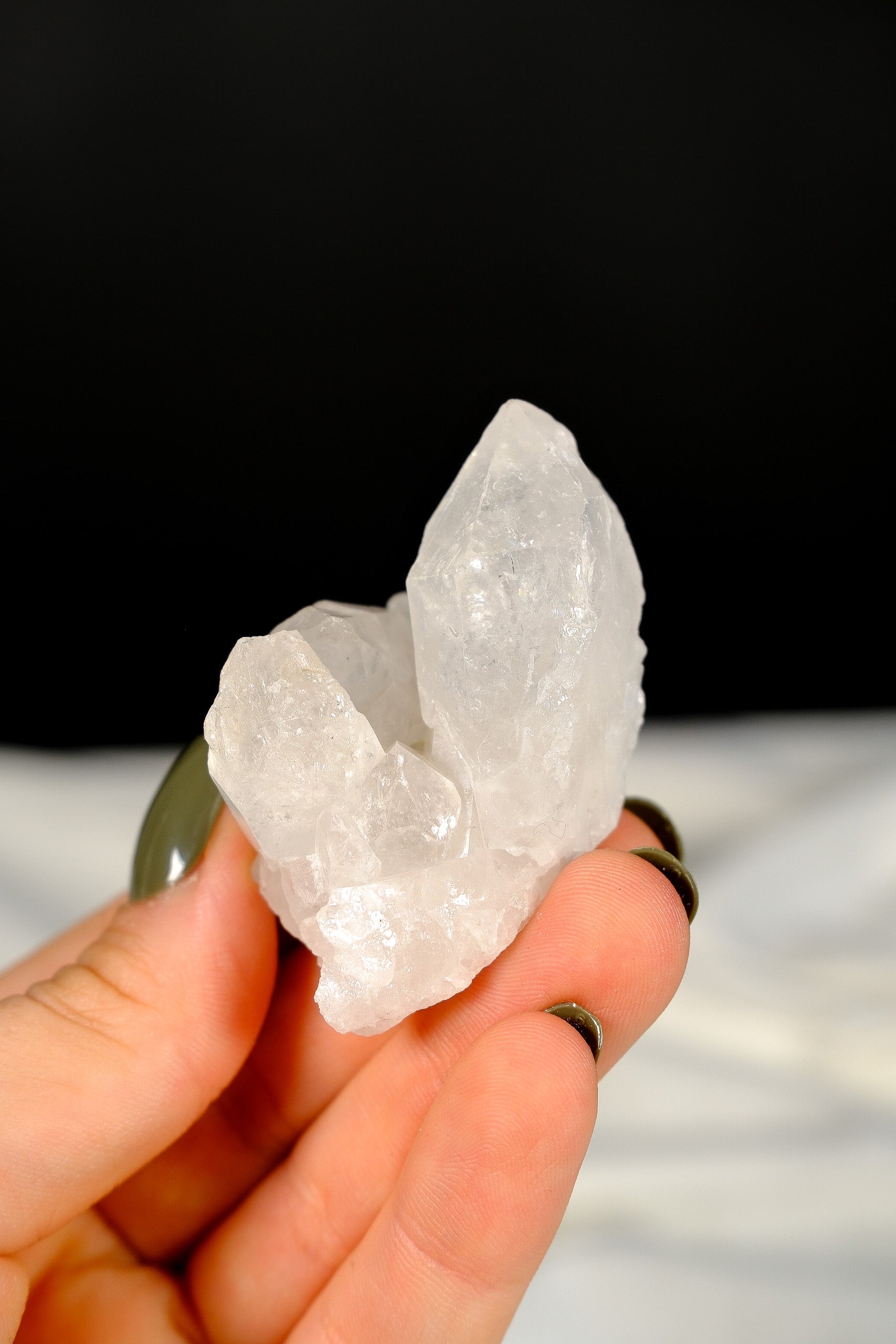Clear Quartz Cluster Point
