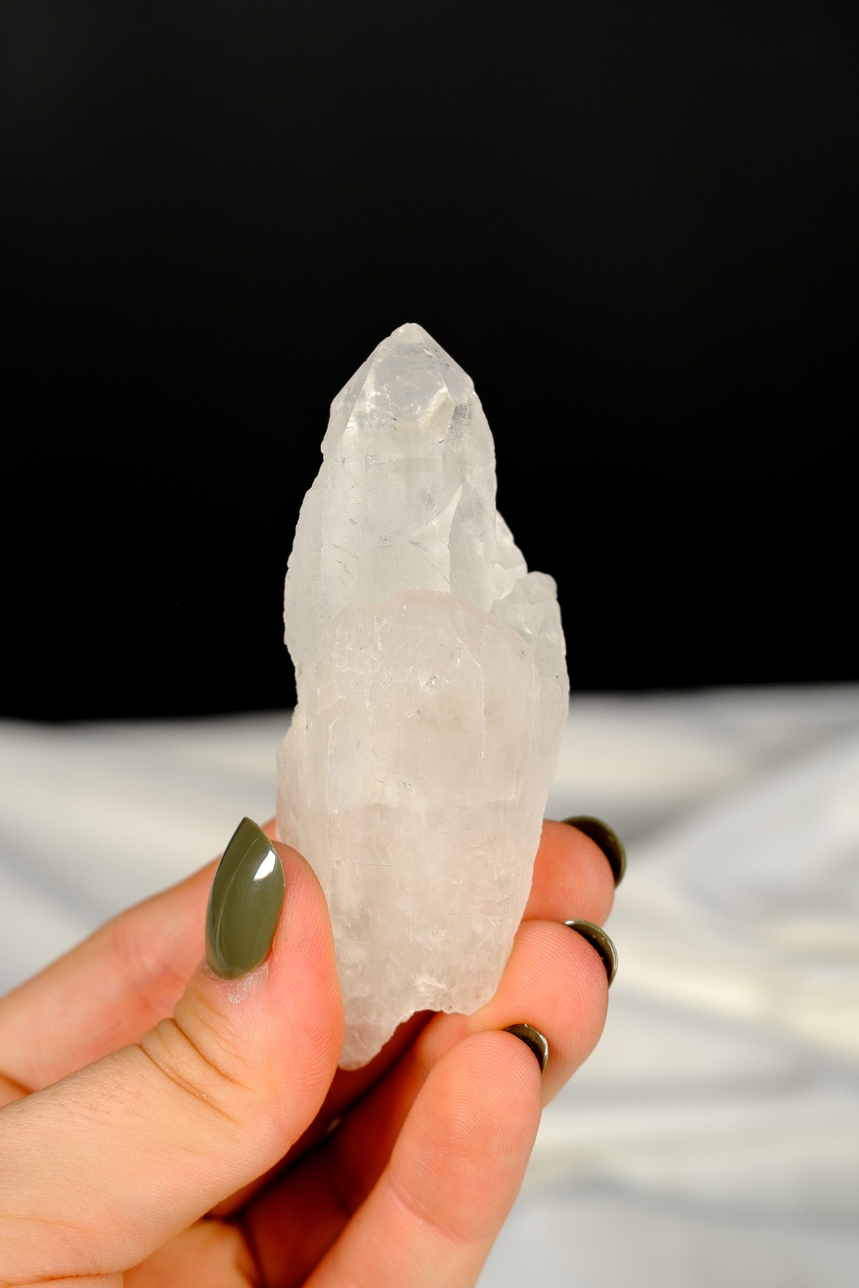 Clear Quartz Cluster Point
