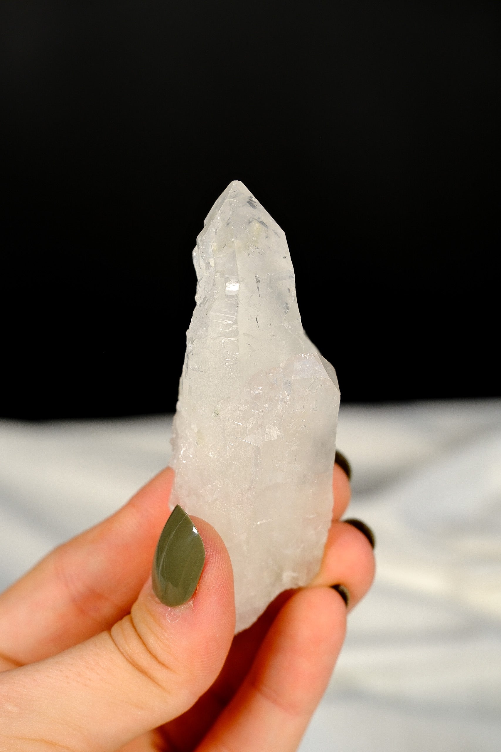Clear Quartz Cluster Point