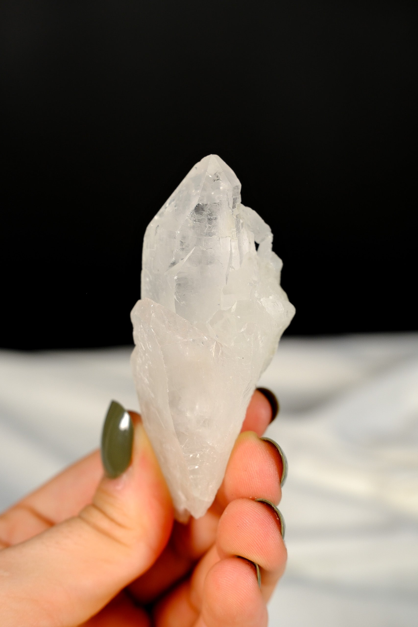 Clear Quartz Cluster Point