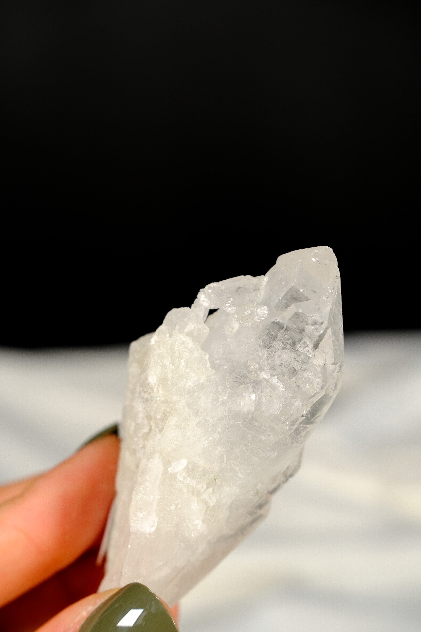 Clear Quartz Cluster Point