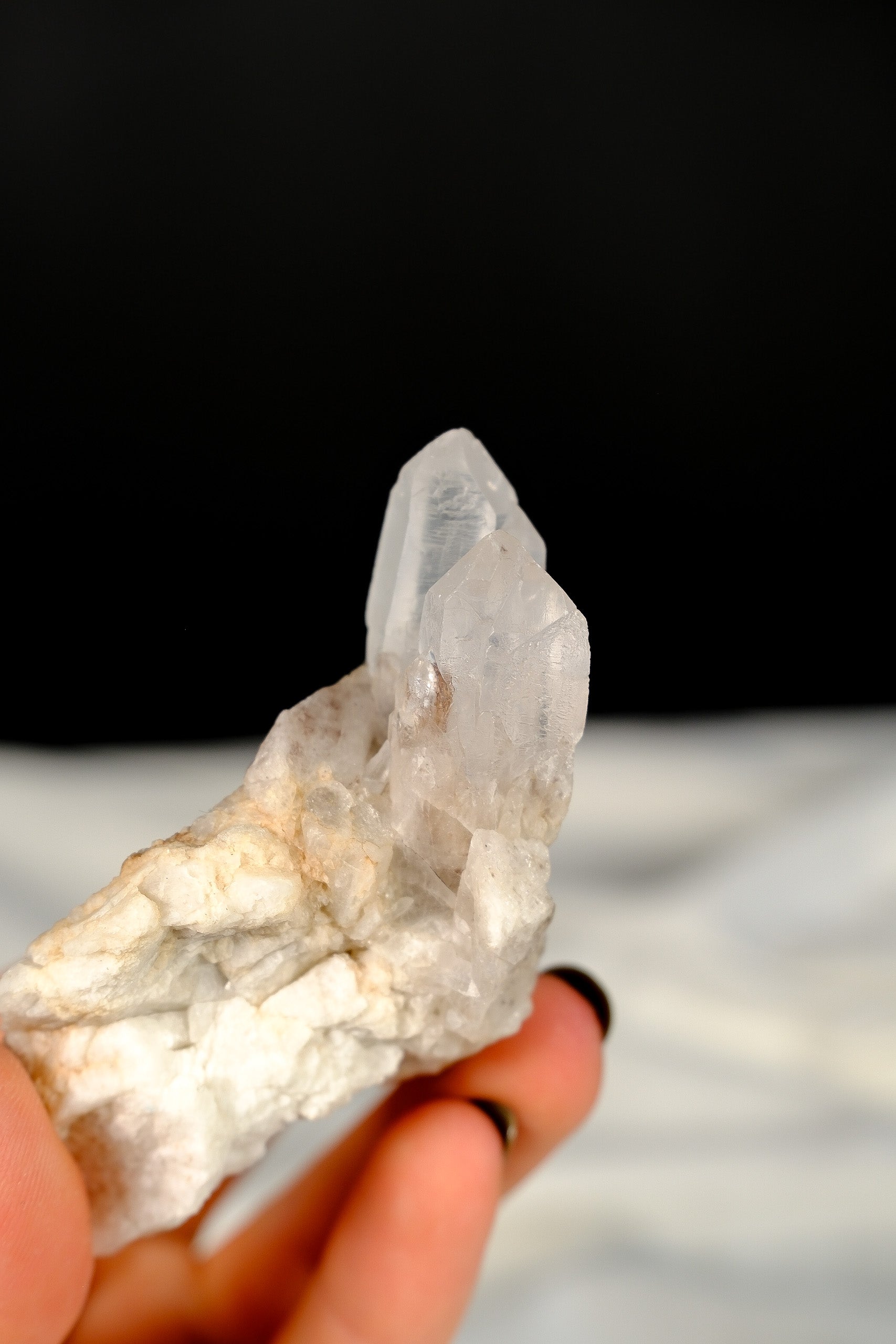 Clear Quartz Cluster Point