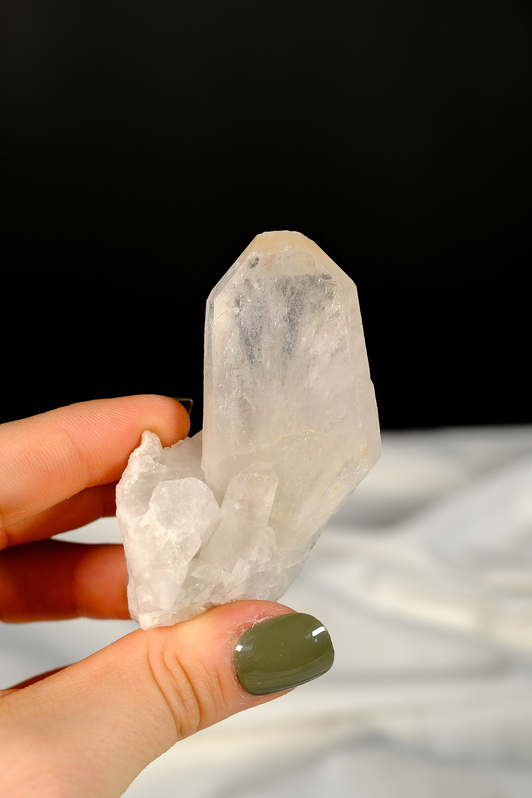 Clear Quartz Cluster Point
