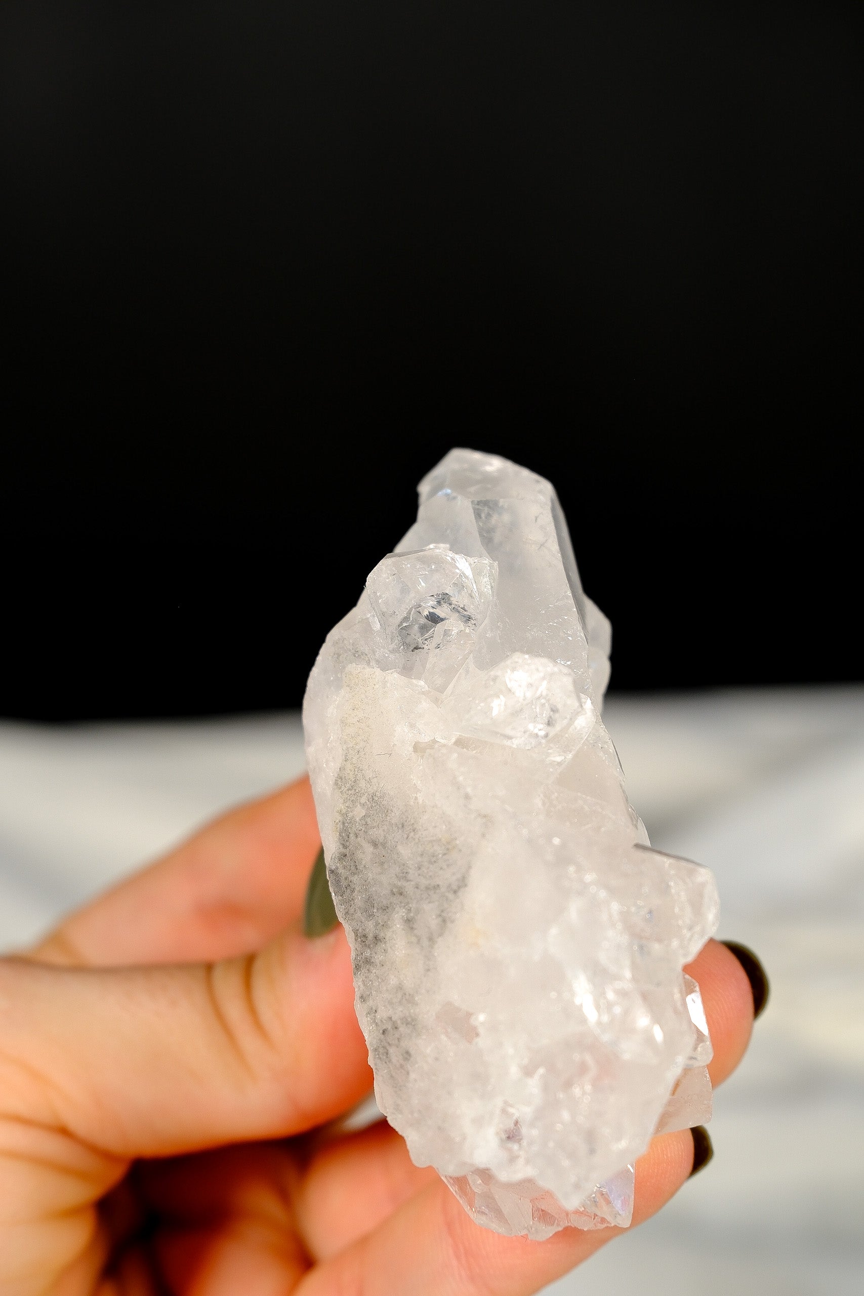 Clear Quartz Cluster Point
