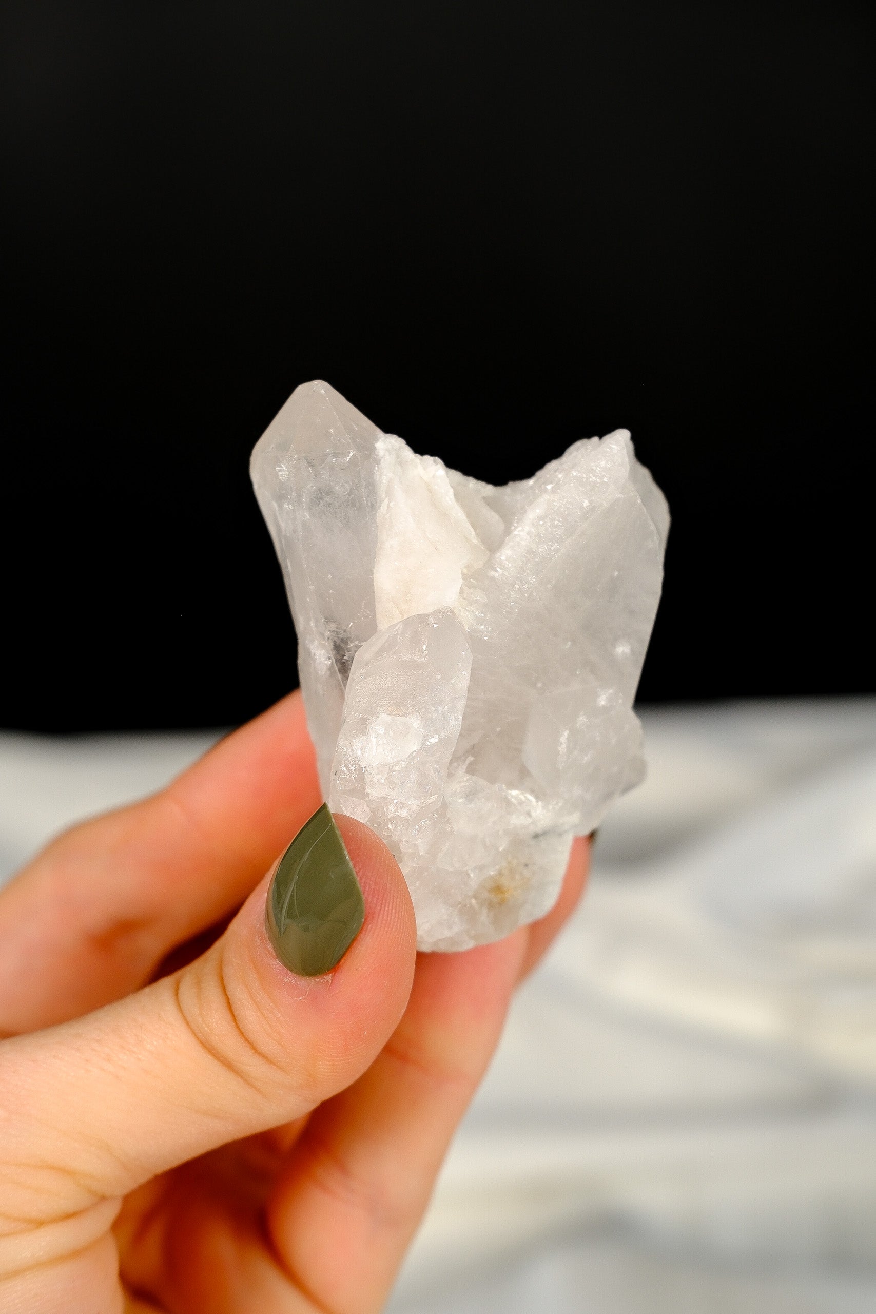 Clear Quartz Cluster Point