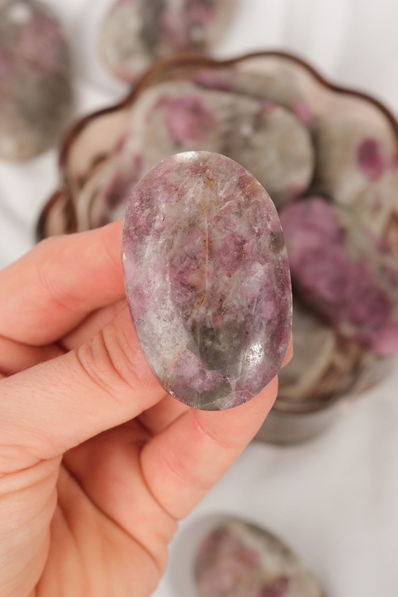 Pink Tourmaline (Rubellite) Palmstone