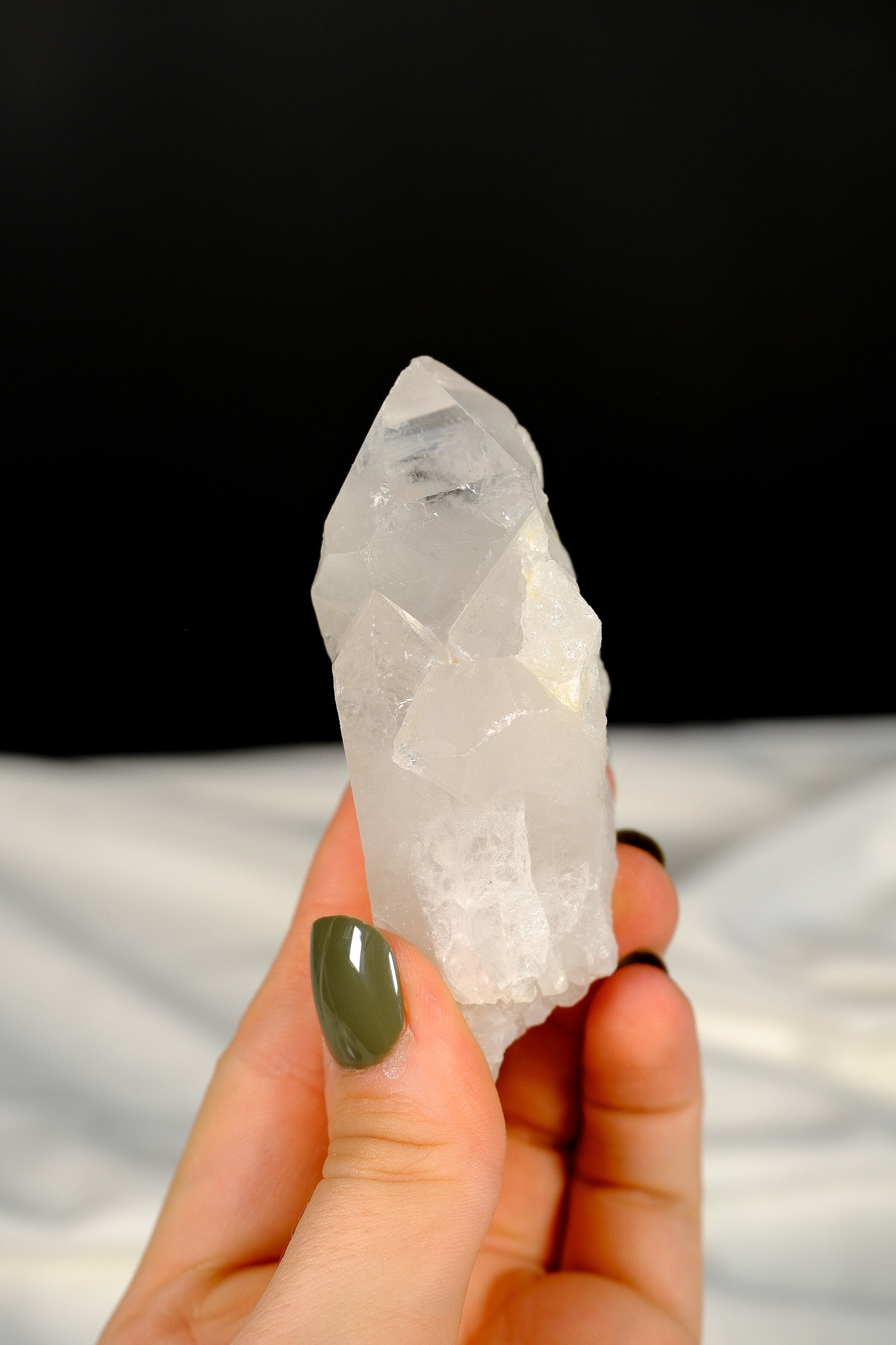 Clear Quartz Cluster Point