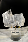 Transparent Selenite Slab Healing Crystal.