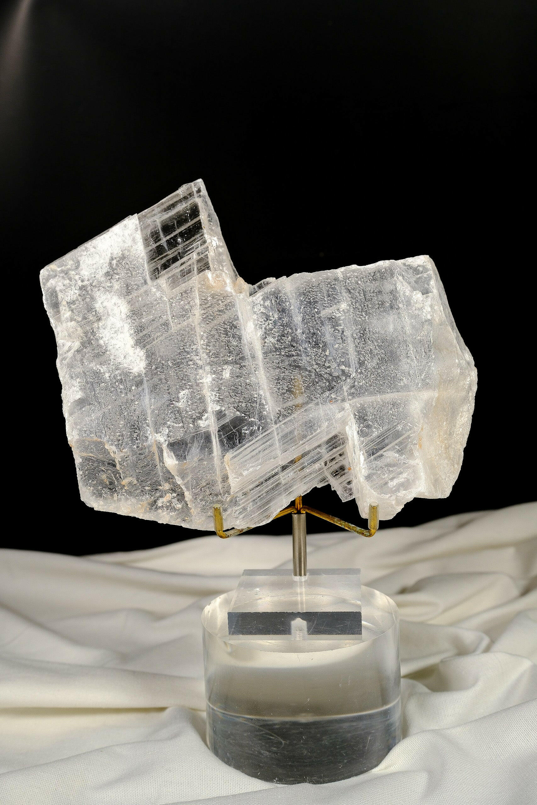 Transparent Selenite Slab Healing Crystal.