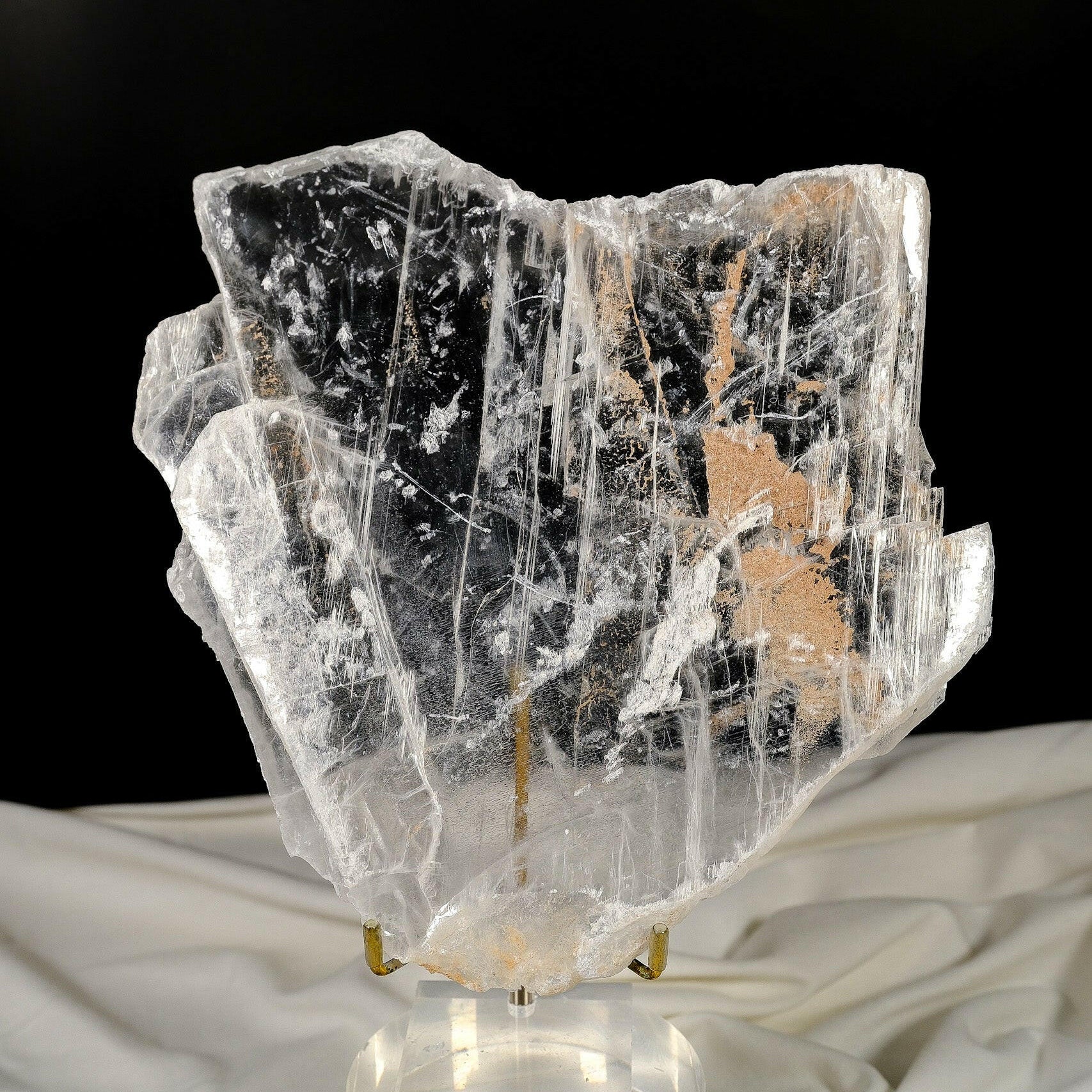 Transparent Selenite Slab Healing Crystal.