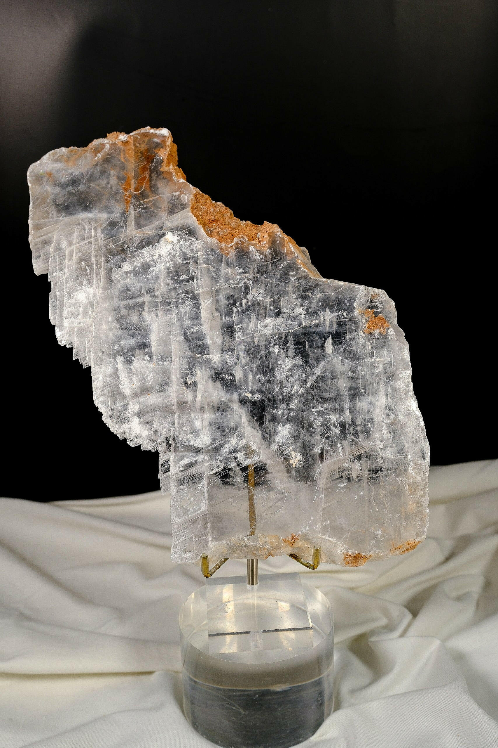 Transparent Selenite Slab Healing Crystal.