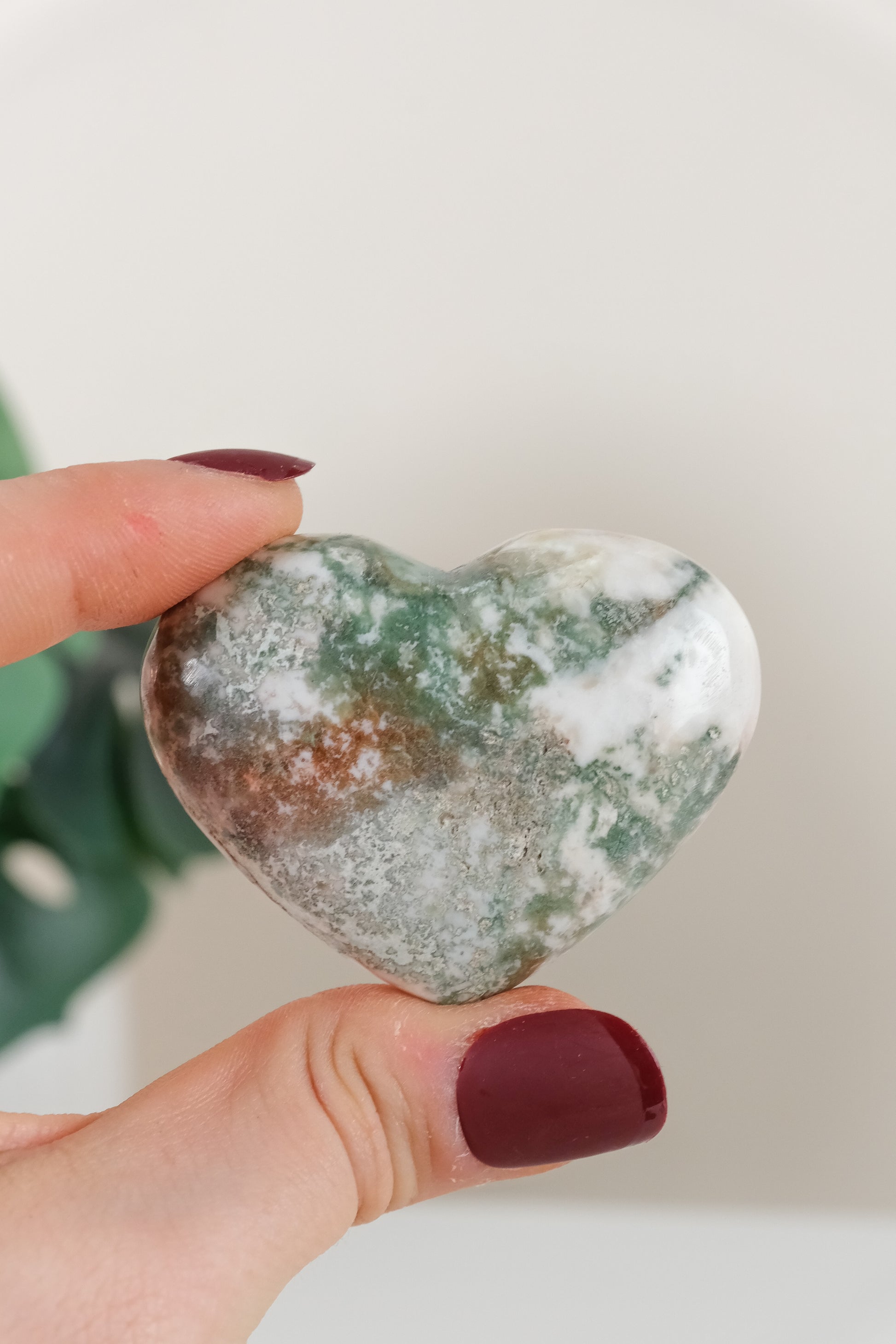Tree Agate Heulandite Heart