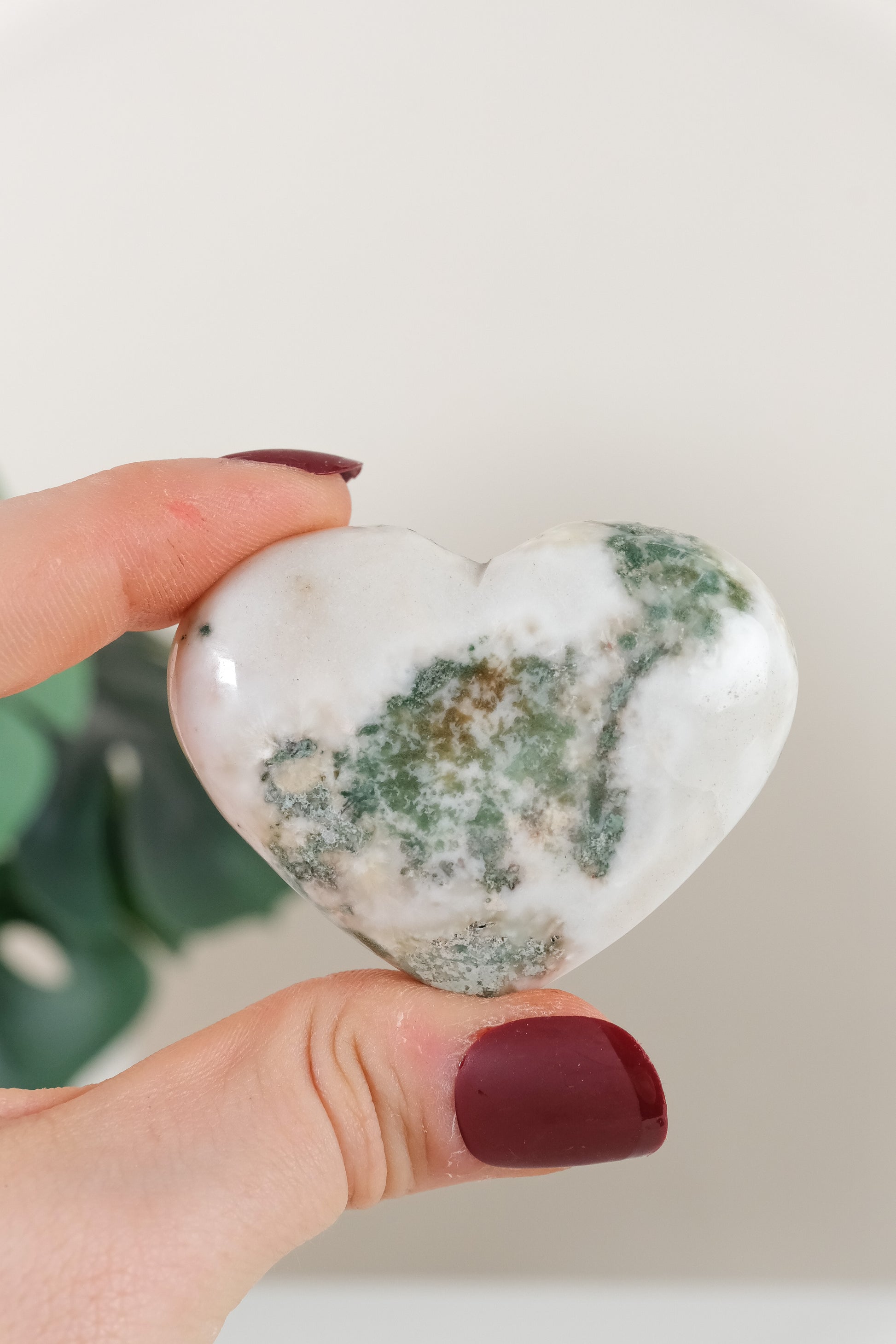 Tree Agate Heulandite Heart
