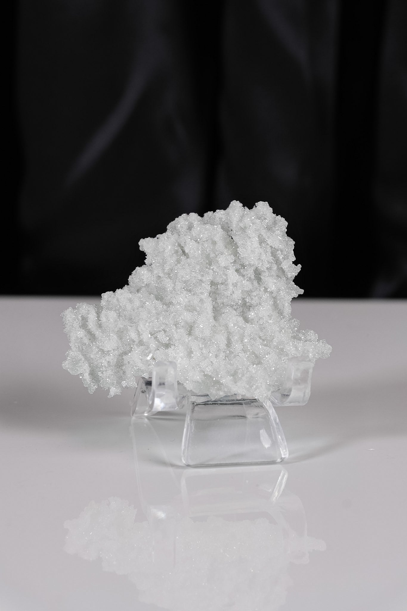 Snowy Green Apophyllite Super Thin Crust Slice