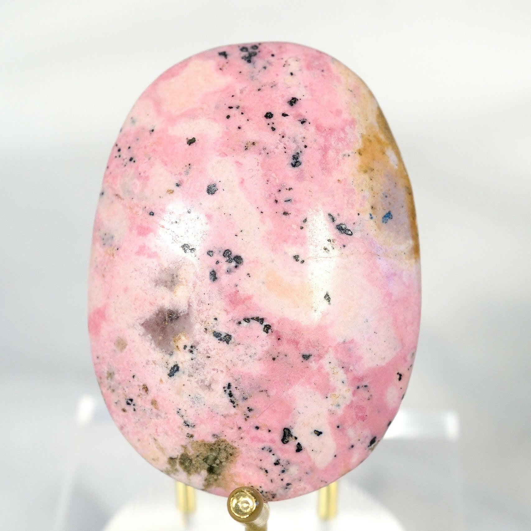 Rhodonite Palmstone Healing Crystal.